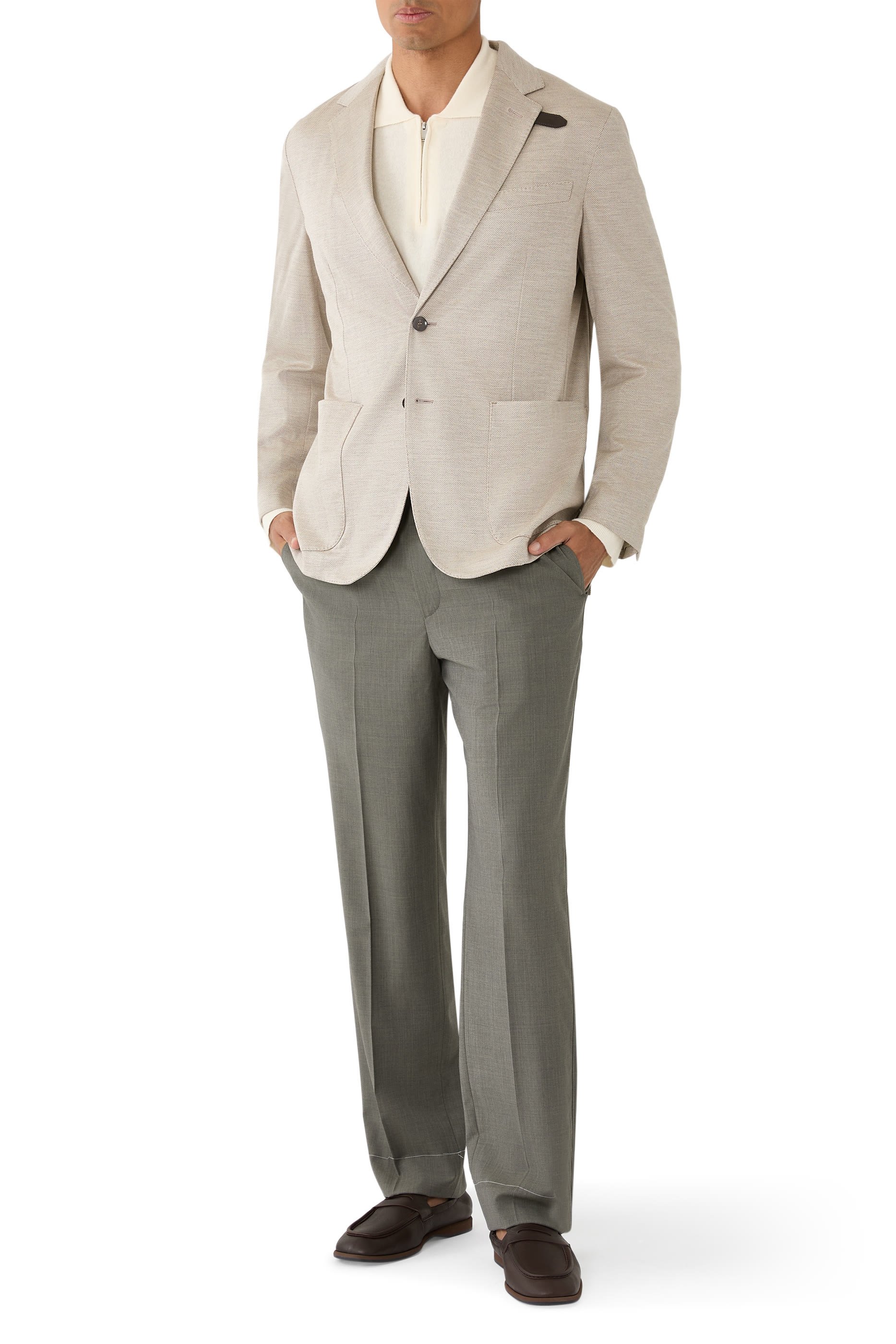 بليزر حرير وقطن جيرسيه