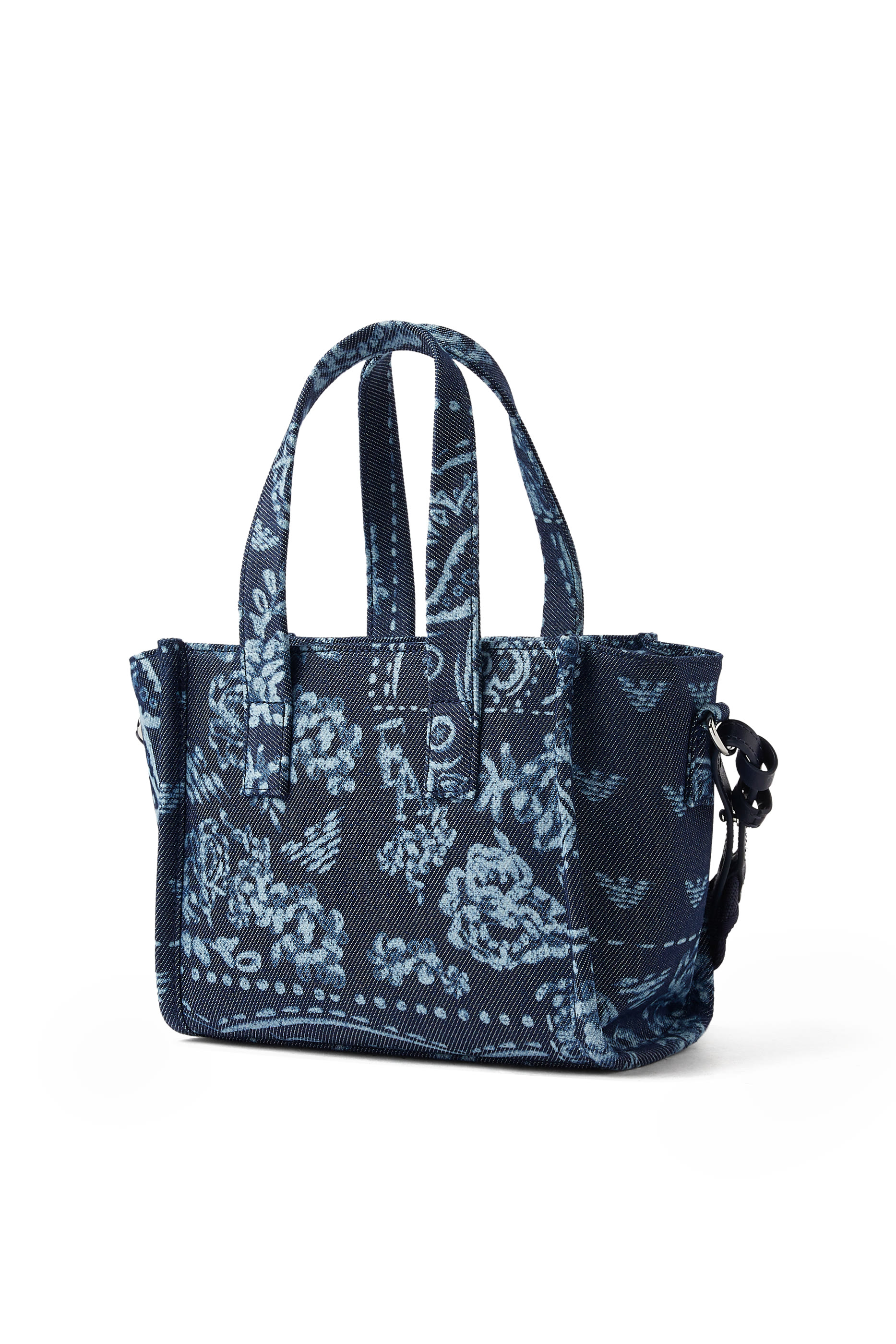 حقيبة يد صغيرة بشعار الماركة