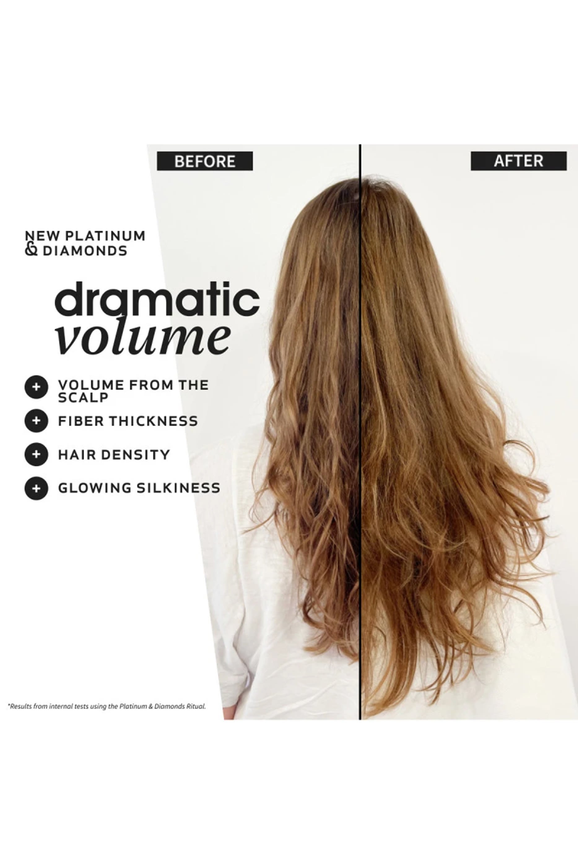 شامبو بلاتينم آند دايموندز لتكثيف الشعر