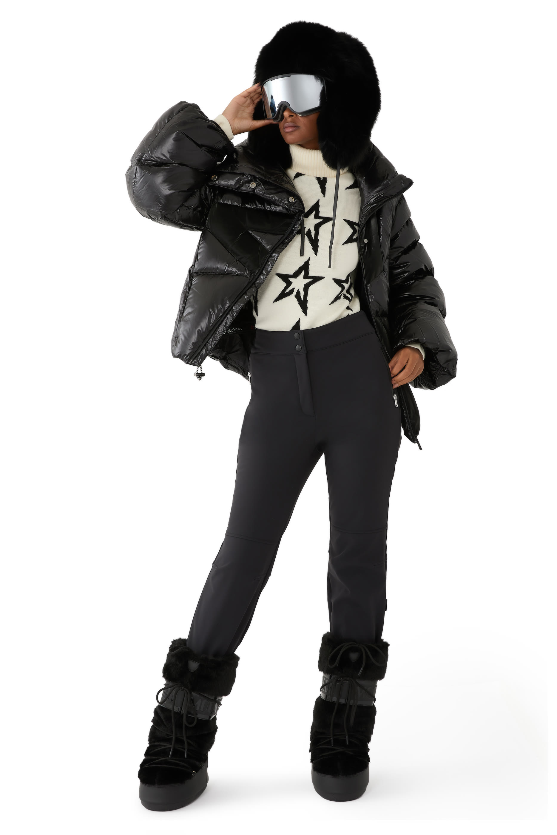 جاكيت بومبر أرييل مبطن بالزغب