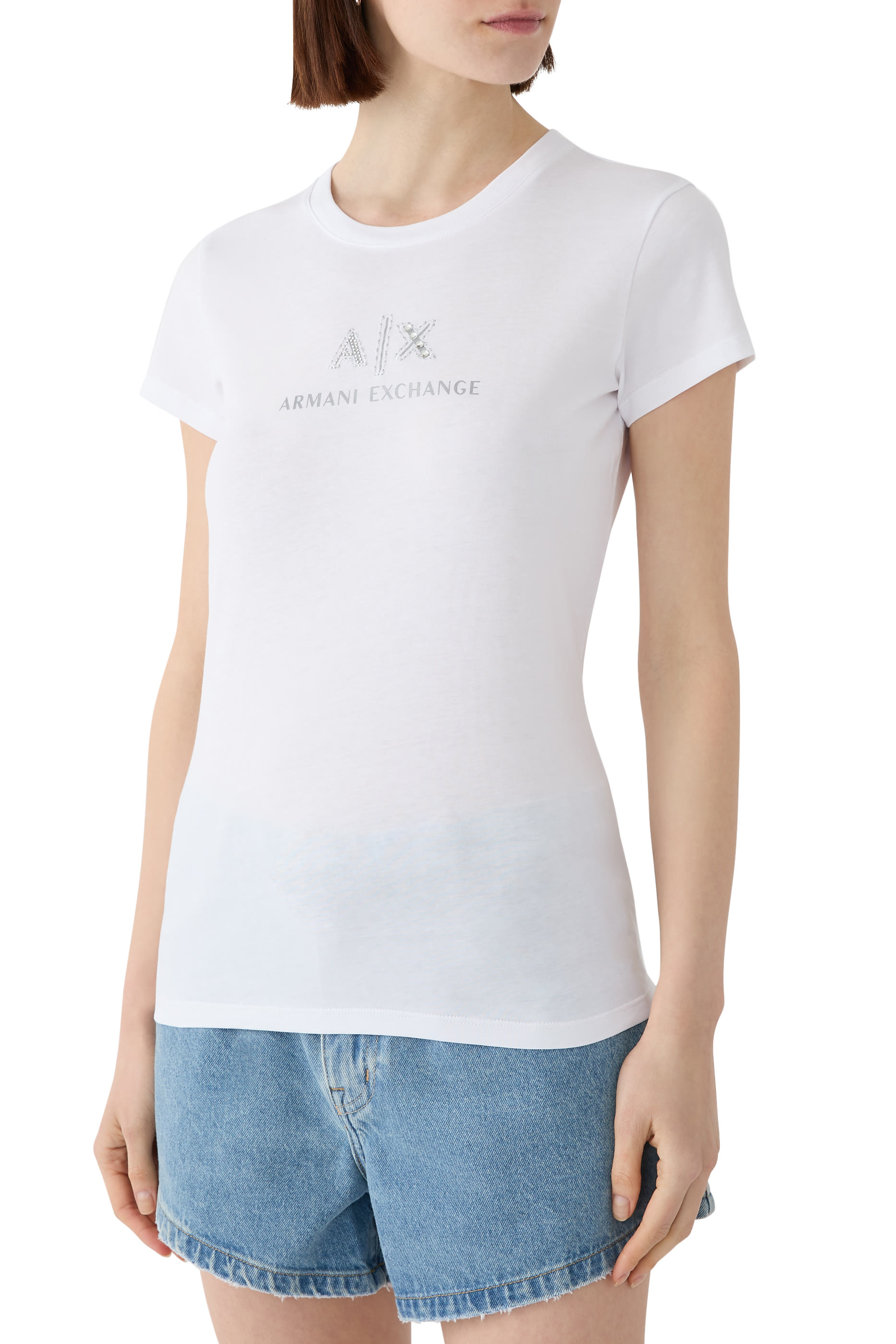 تيشيرت غريد بشعار الماركة جيرسيه