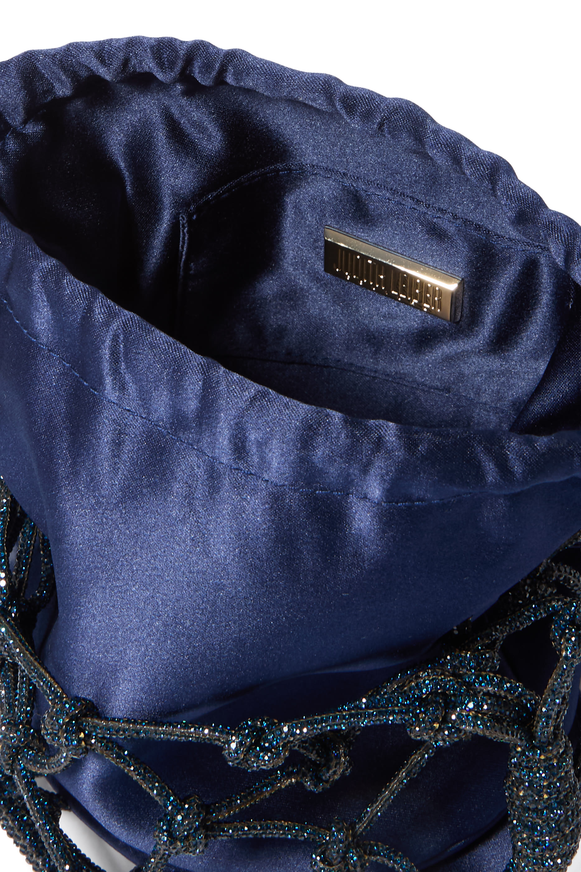 حقيبة صغيرة قماش شبكي لامع