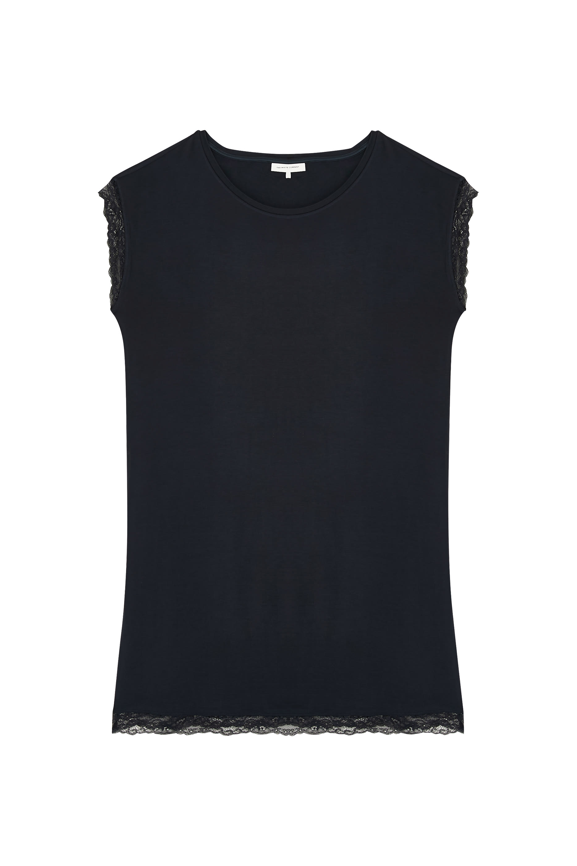 فستان نوم بحافة دانتيل جيرسيه