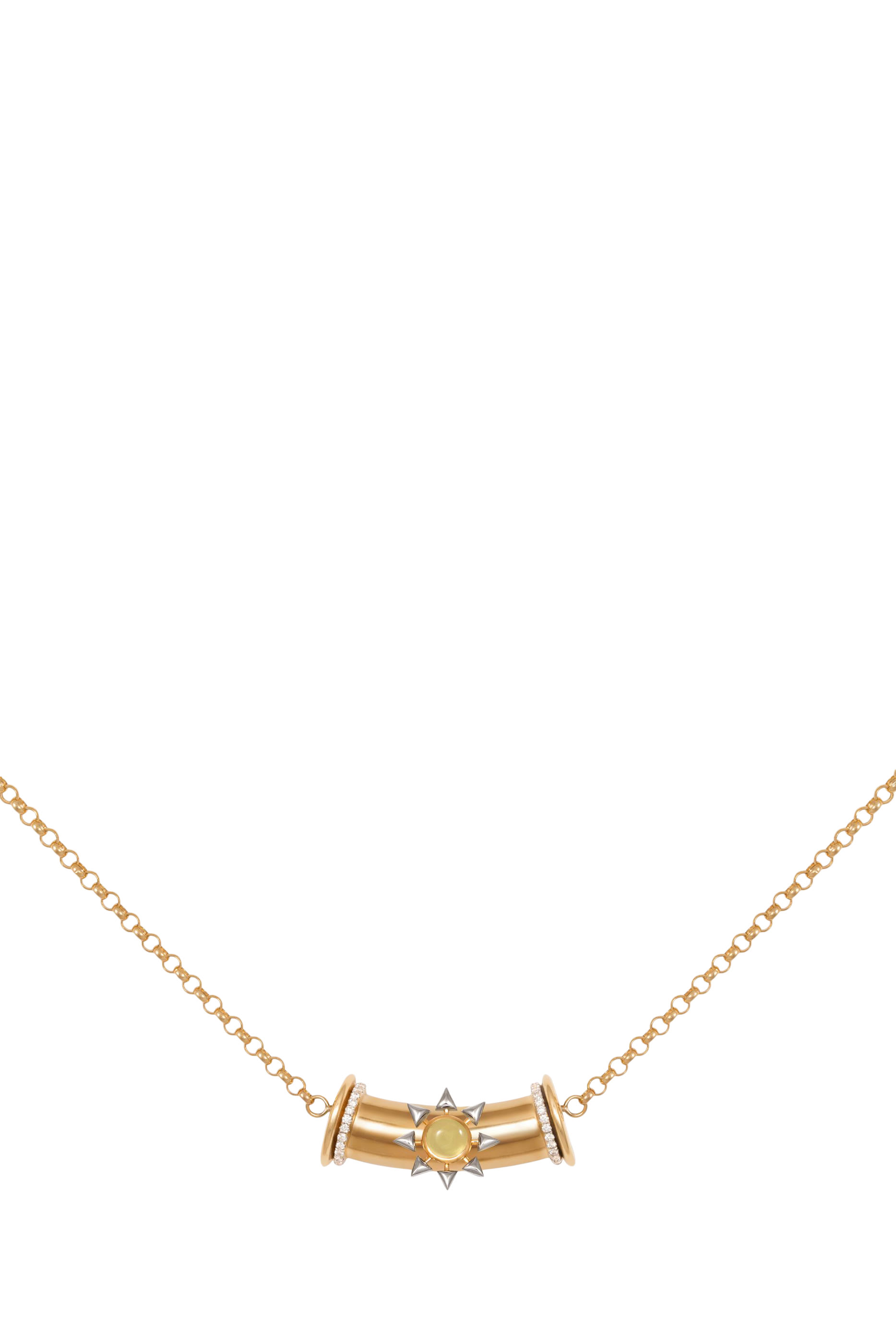 سوار وريور ستار سيد مرصع بحجر سترين وماس ذهب ‏أصفر عيار 18