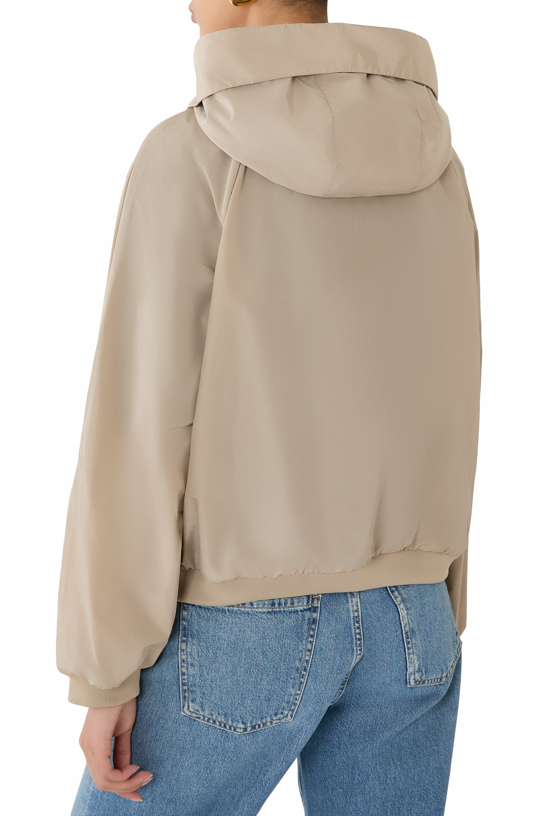 معطف بسحاب كامل من تشكيلة الملابس شبه الرسمية