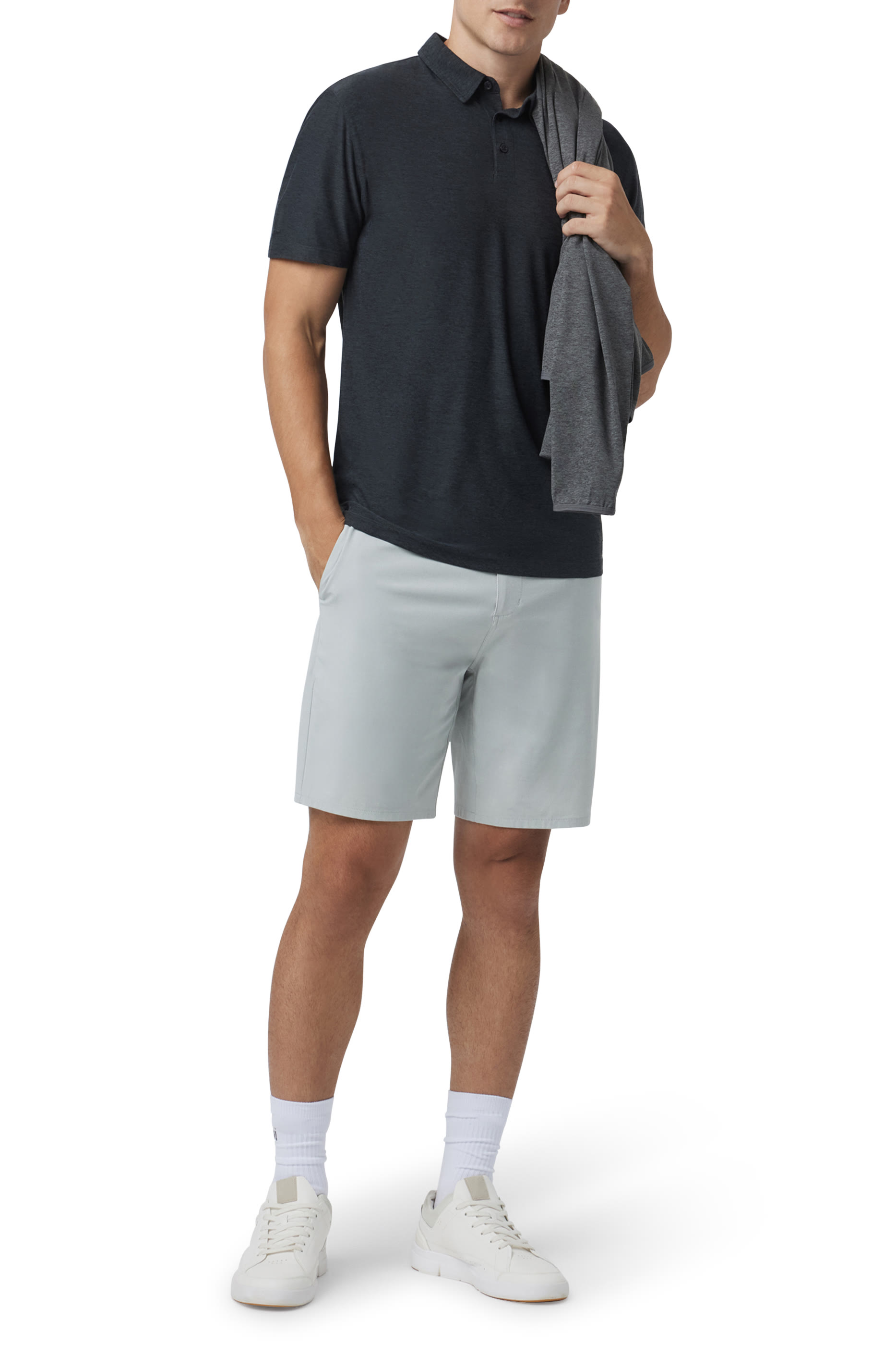 قميص بولو ستراتو قماش معالج