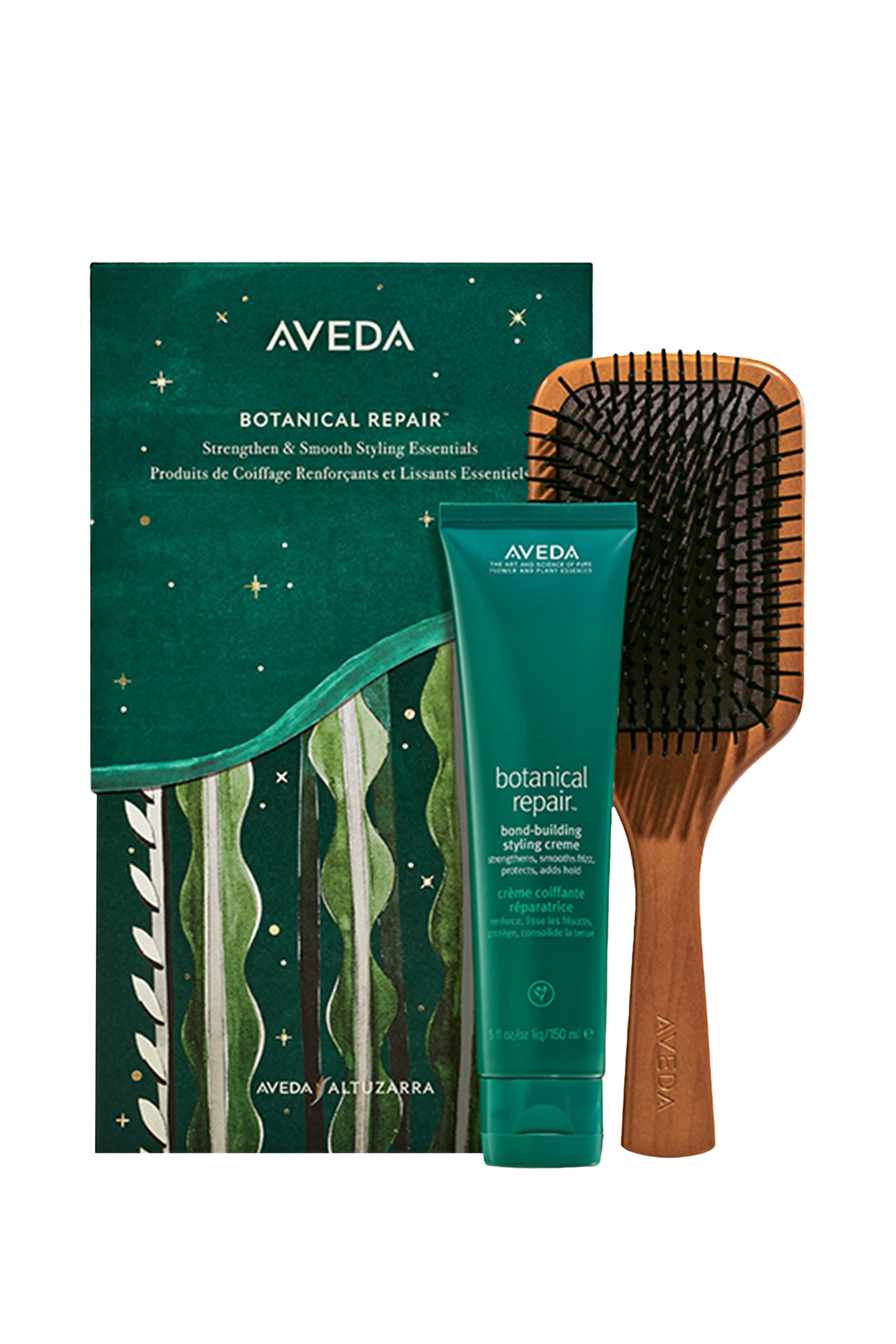مجموعة هدايا أساسية بوتانيكال ريبير لتقوية وتصفيف الشعر