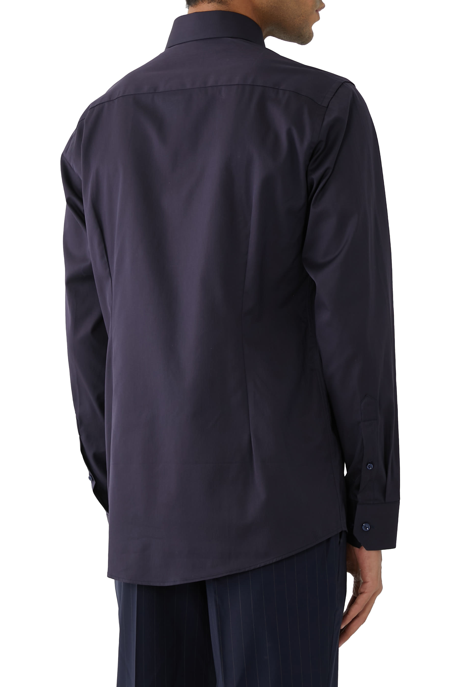 قميص تويل مميز بنقشة زهور