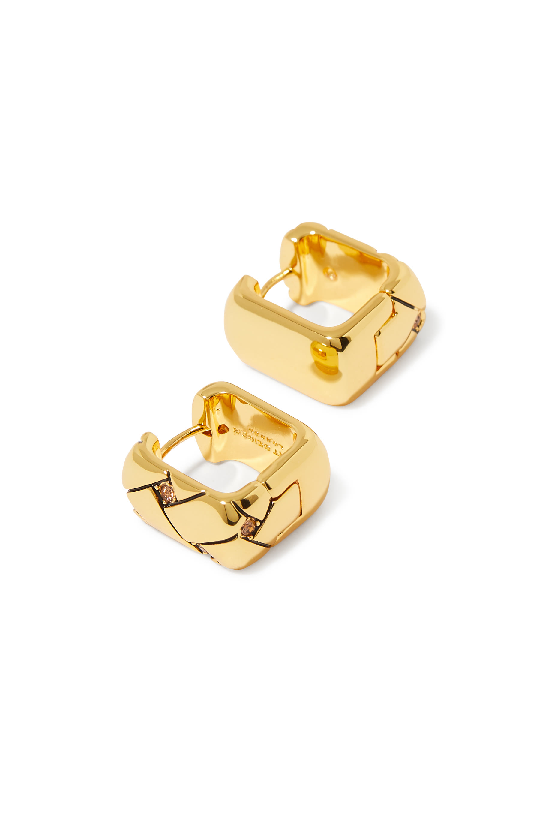 أقراط كنسنغتون بتصميم مربع