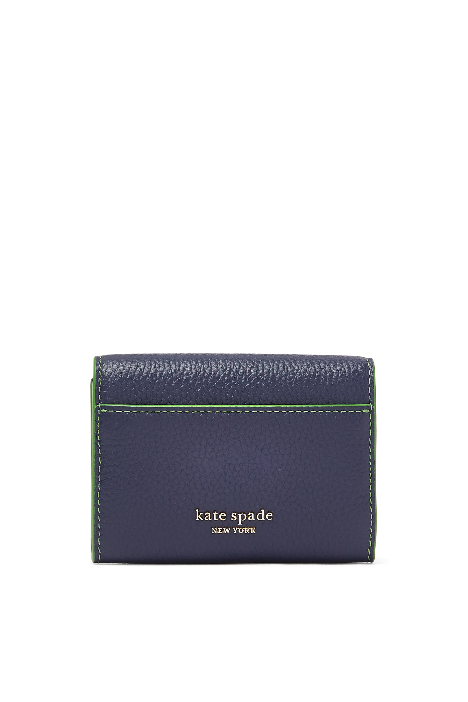 حافظة بطاقات بغطاء قلاب وزهرة