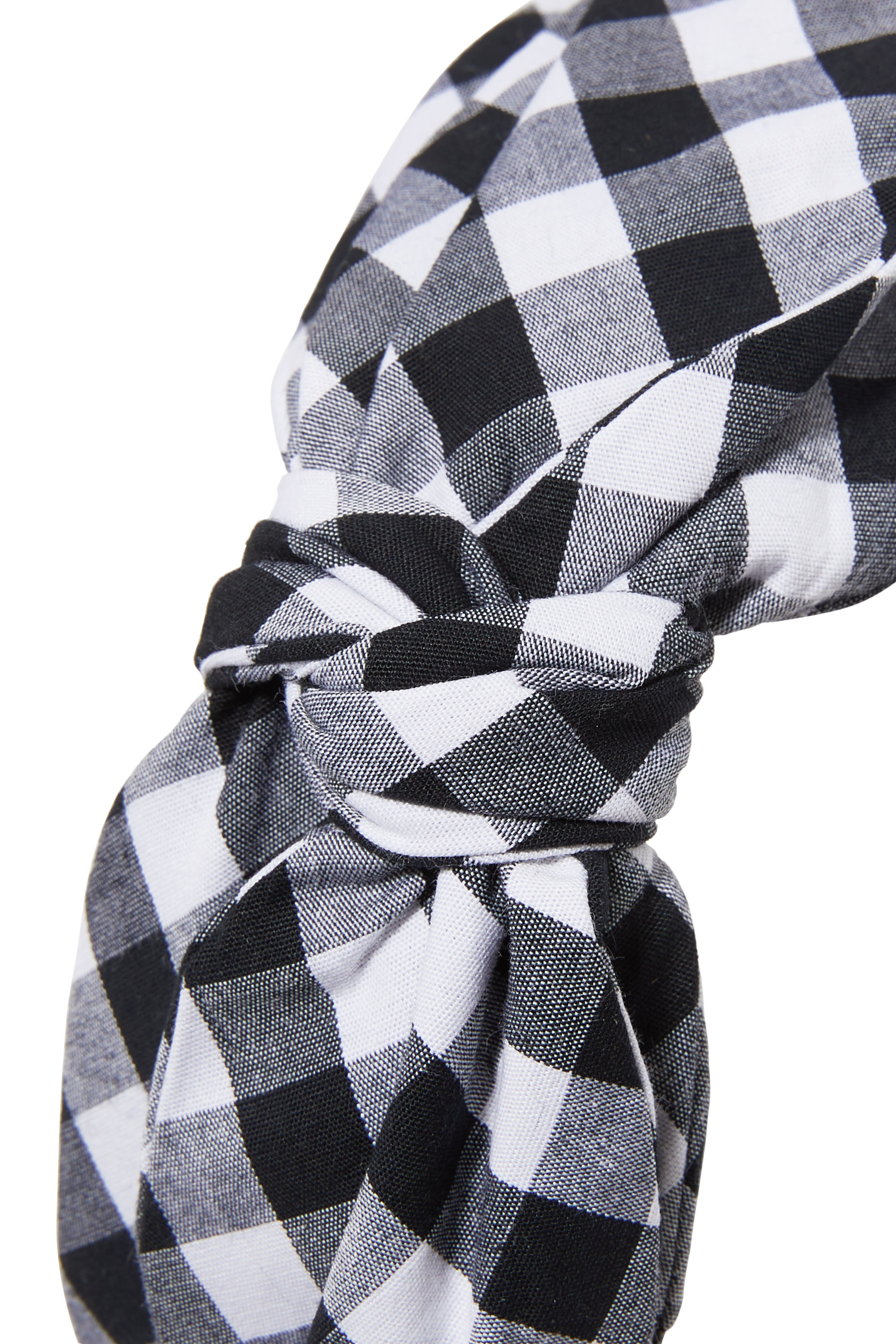 عصابة رأس بنمط مربعات للأطفال