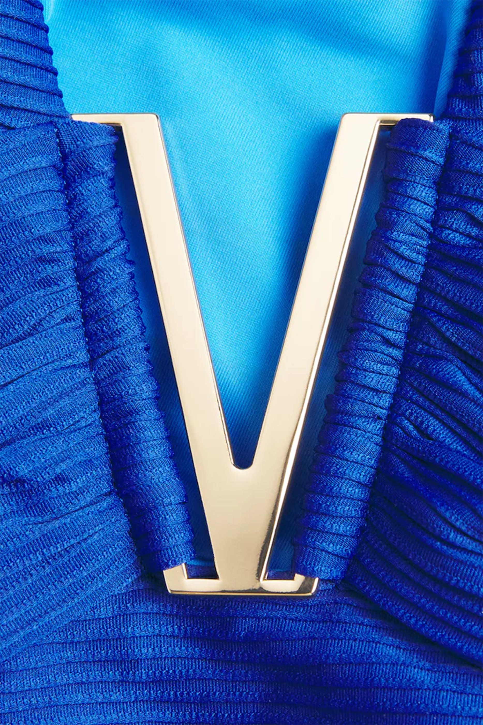 بدلة سباحة مالا بياقة على شكل حرف V وربط حول الرقبة