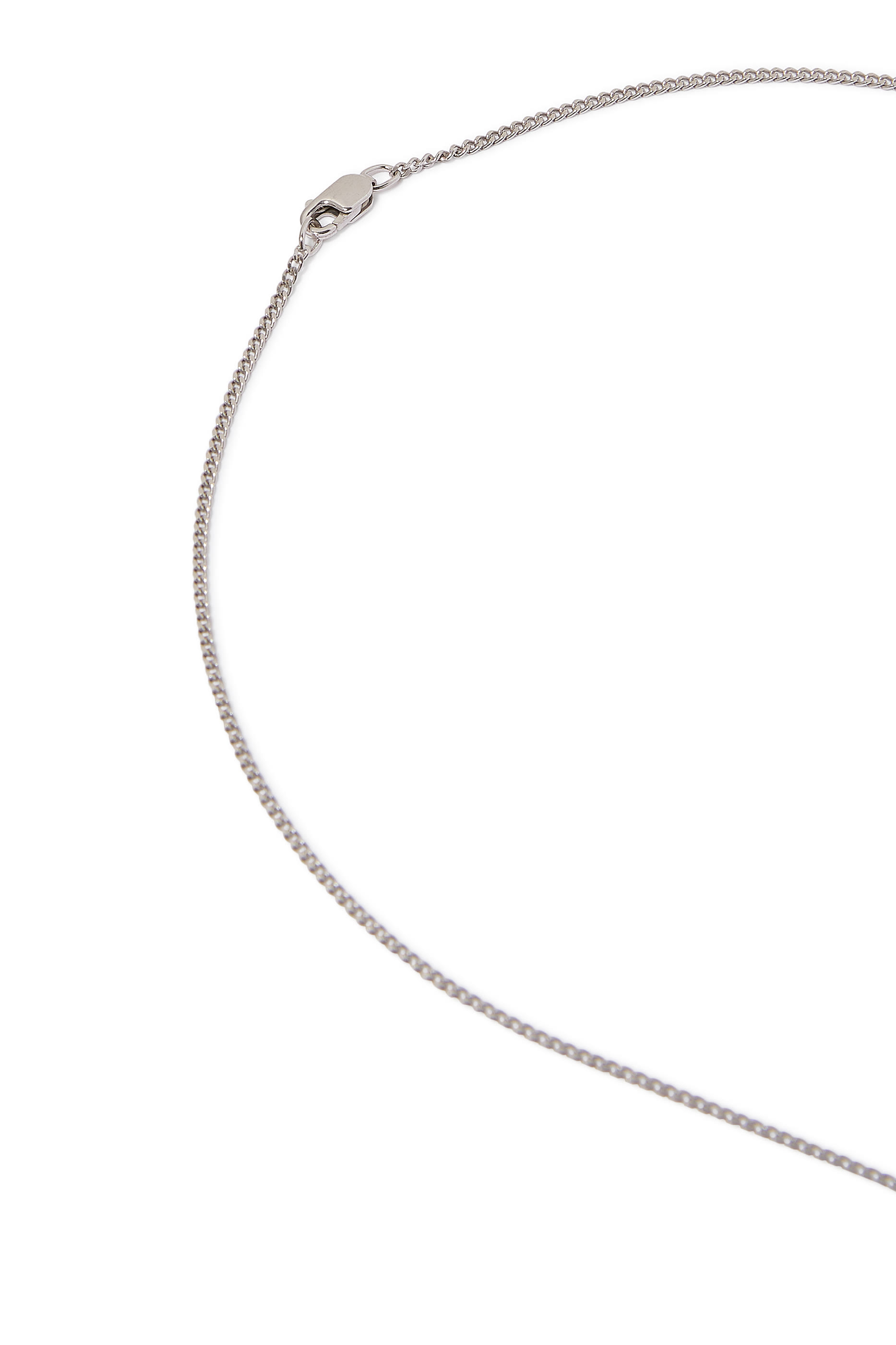 قلادة فالور مرصعة بحجر التوباز الأزرق، فضة الإسترلينية