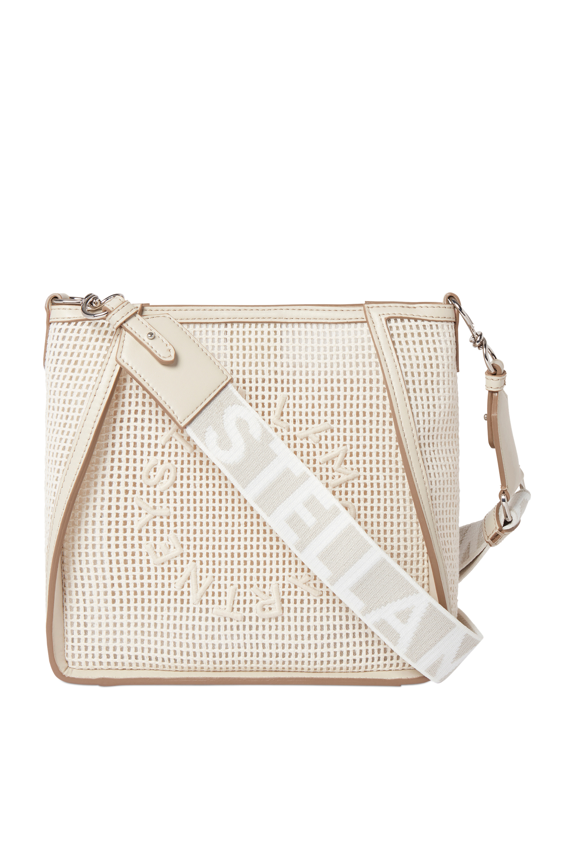 حقيبة كتف صغيرة بشعار الماركة