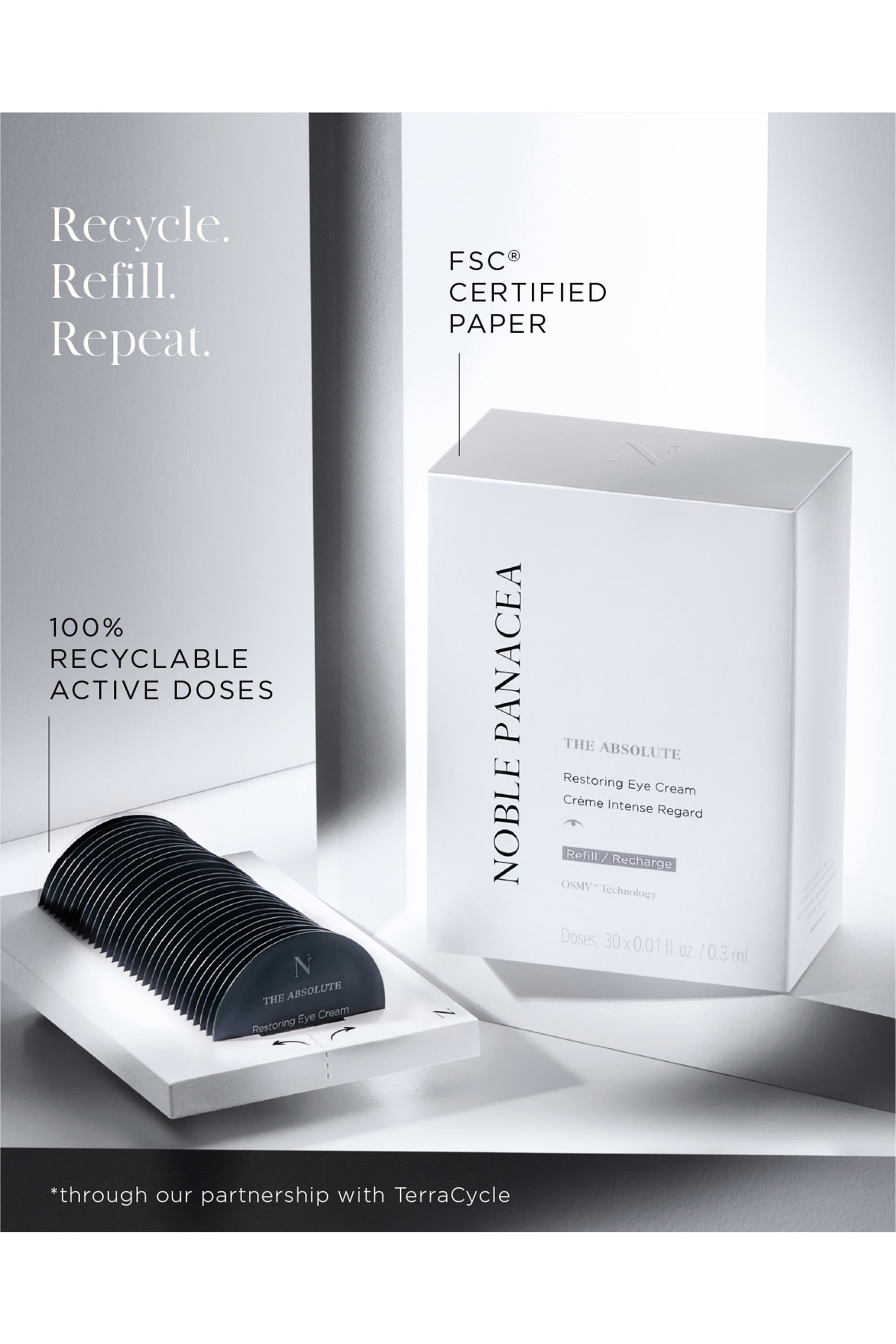 عبوة إعادة ملء كريم أبسولوت لإستعادة حيوية البشرة المحيطة بالعين