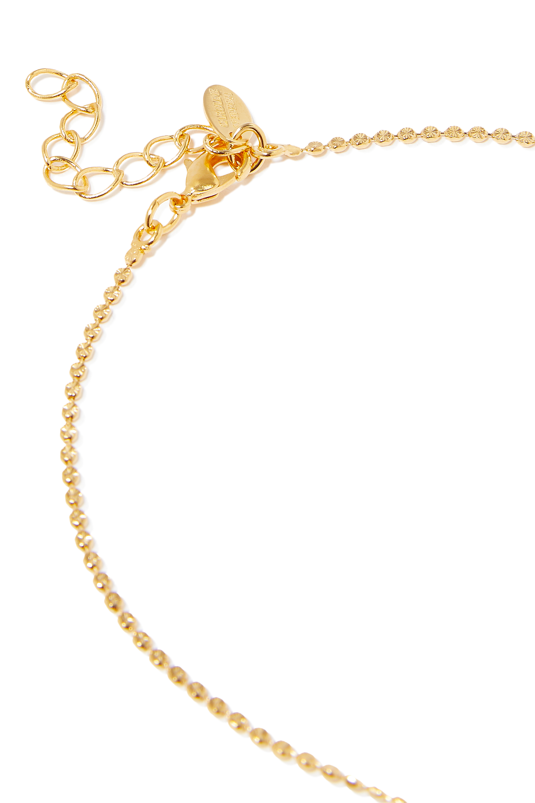 قلادة رقبة صغيرة بحلي بتصميم صدف