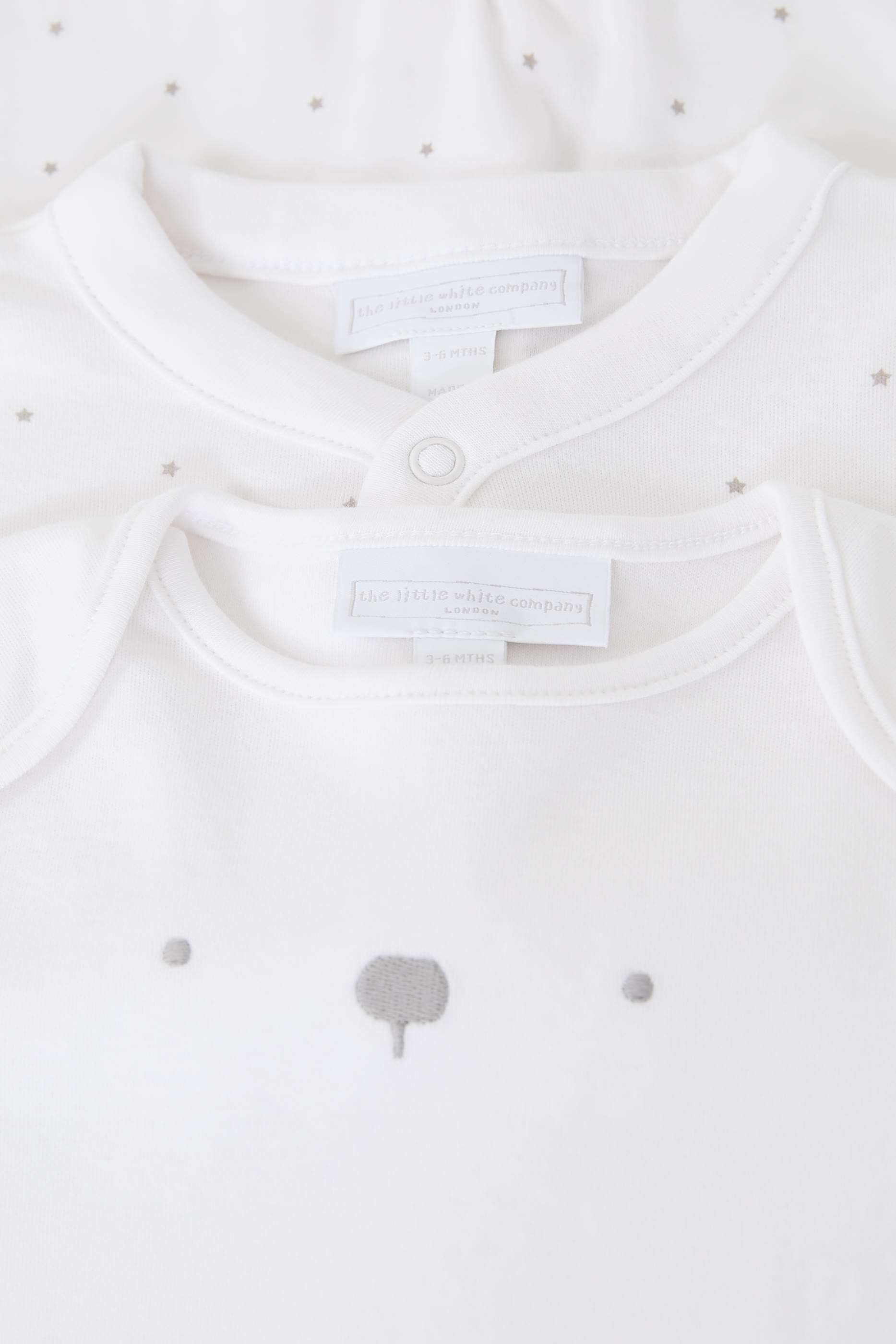 طقم هدية للمواليد الجدد قطن عضوي، 6 قطع