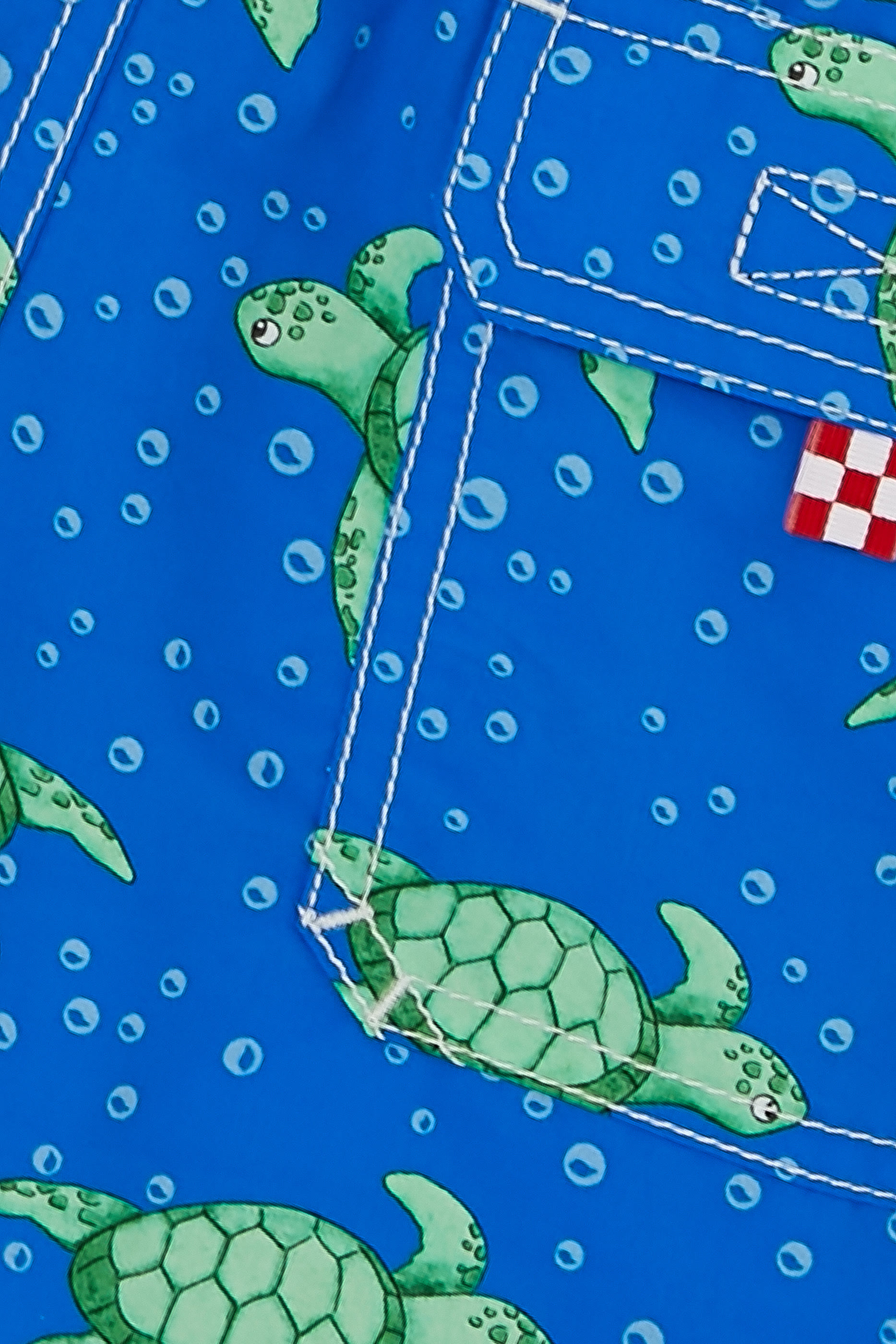 شورت سباحة بنقشة سلحفاة الماء للأطفال