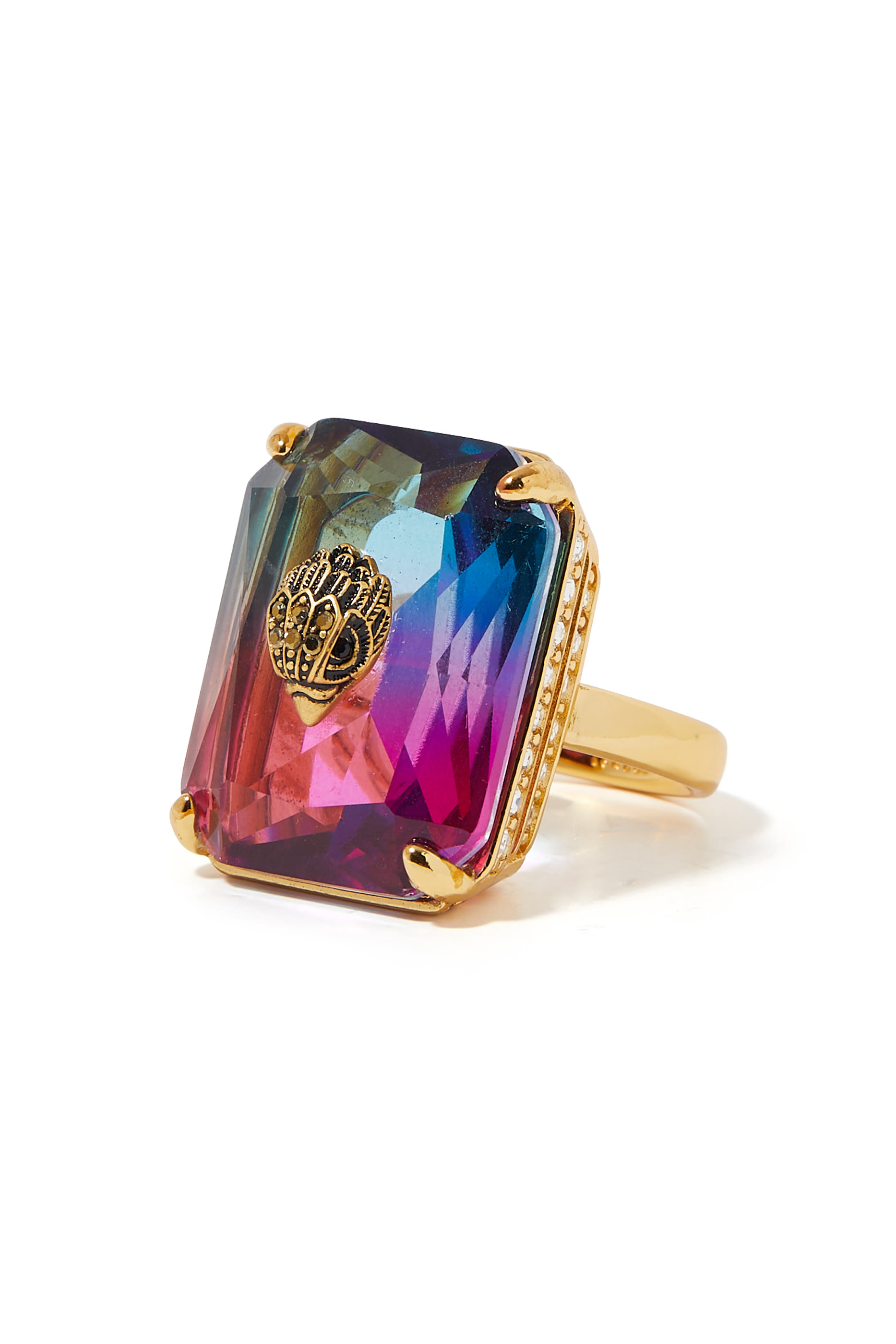 خاتم كوكتيل مقاس كبير جدا بحلية رأس النسر