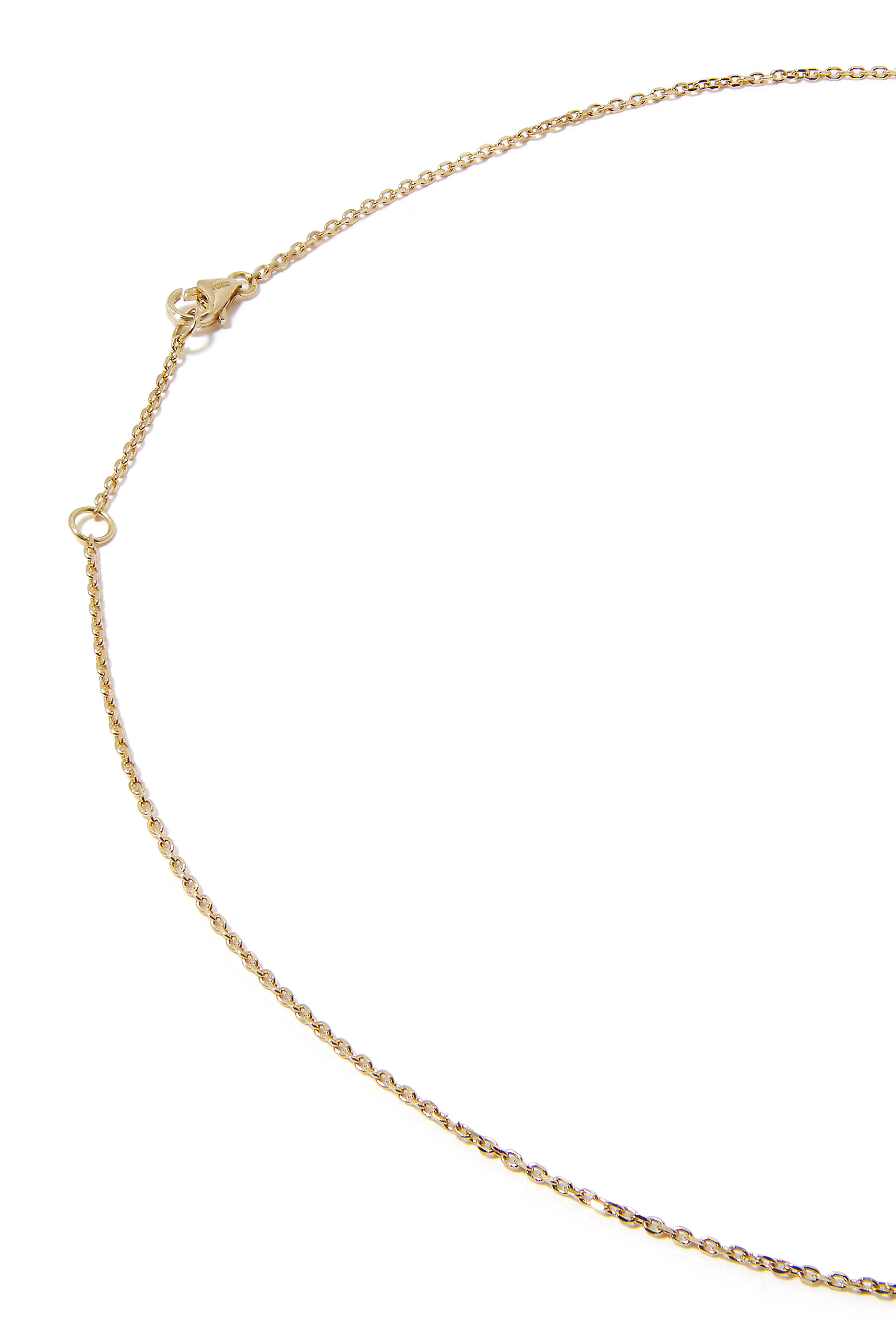 The 5 Dots Cobalt Necklace, 18k Yellow Gold & Diamonds