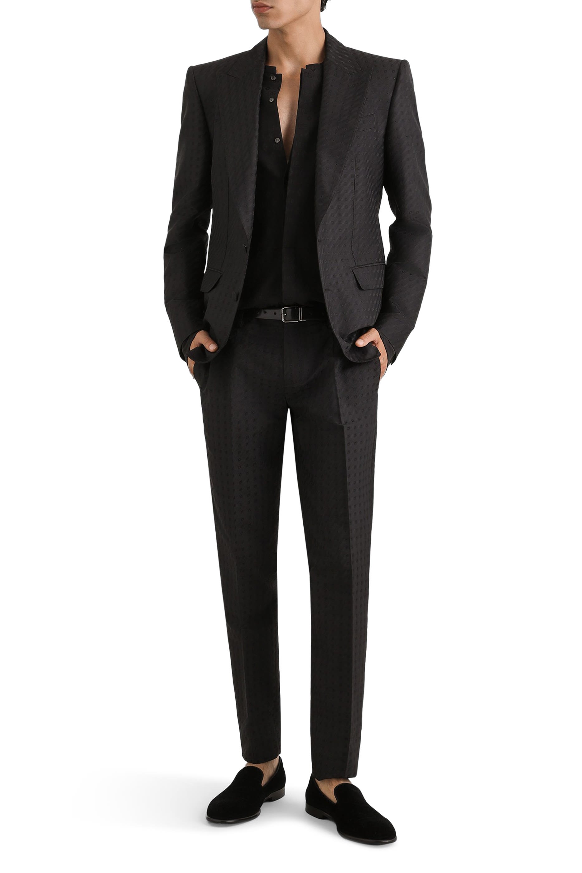 بنطال بنقشة صغيرة جاكار