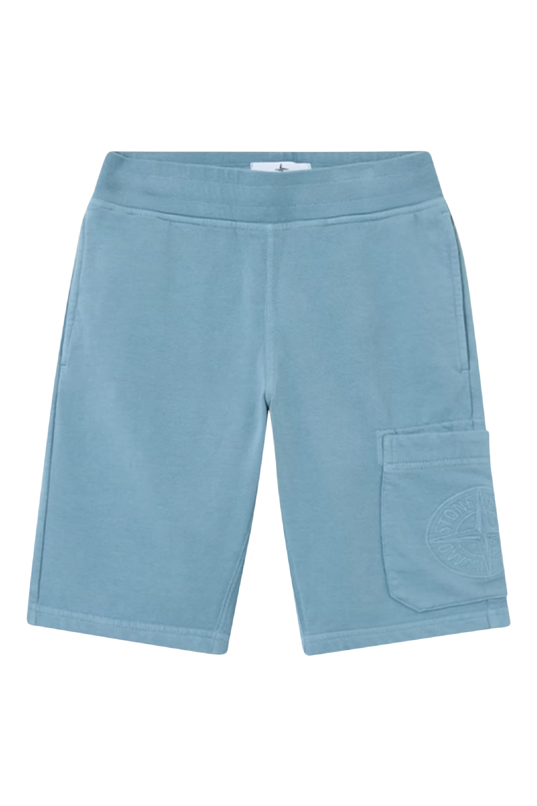 شورت رياضي مطرز بشعار الماركة للأطفال