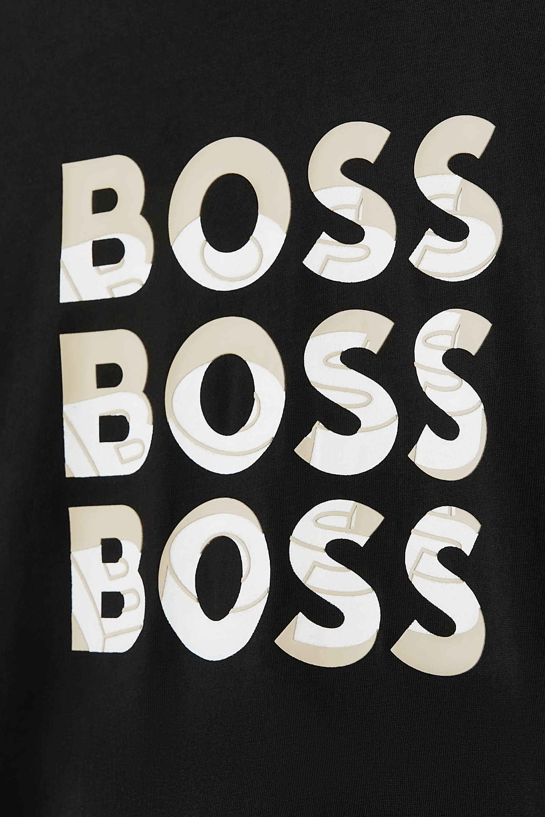 تيشيرت بنقشة شعار الماركة للأطفال