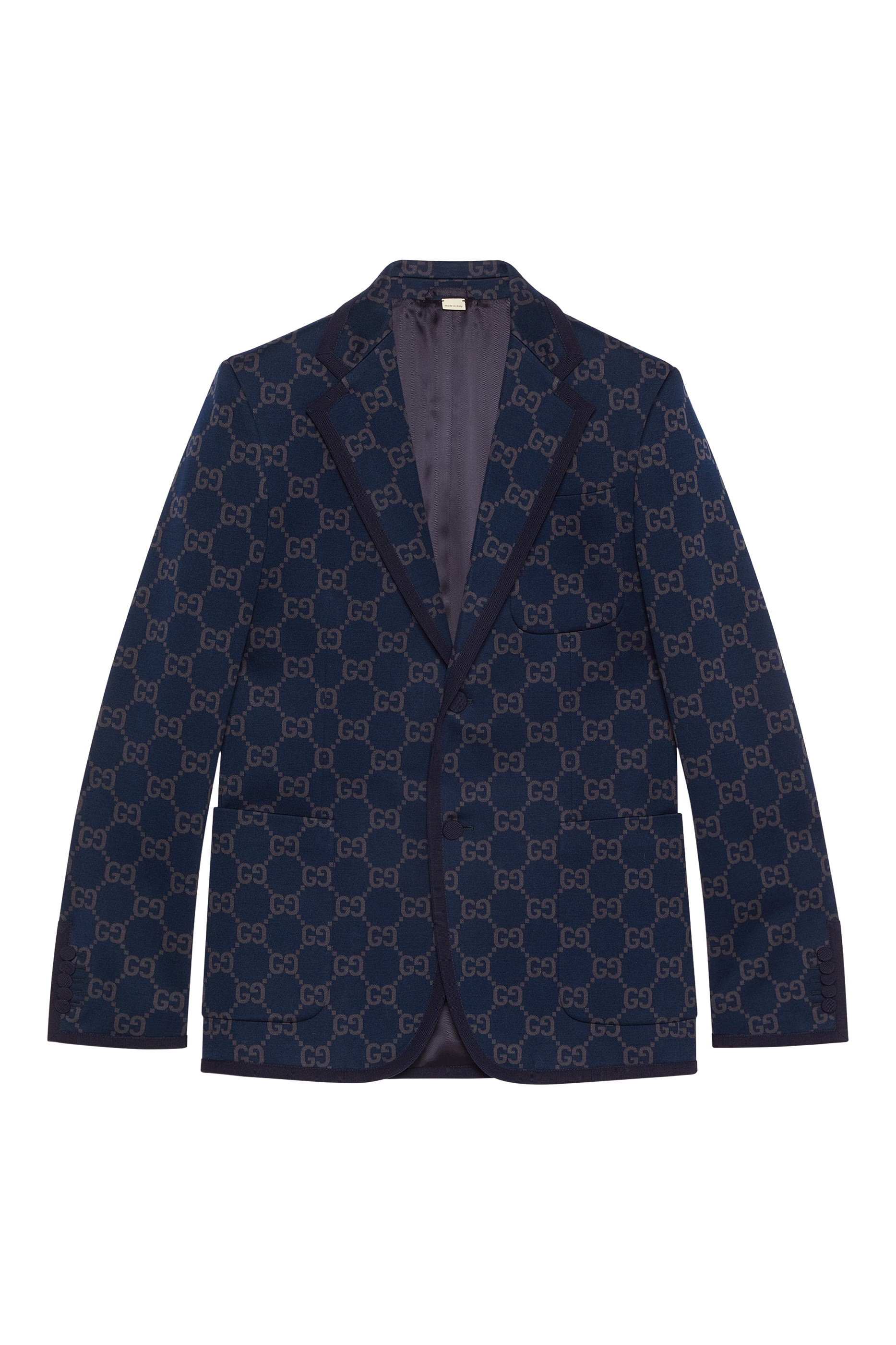 بليزر بنقشة حرفي شعار الماركة