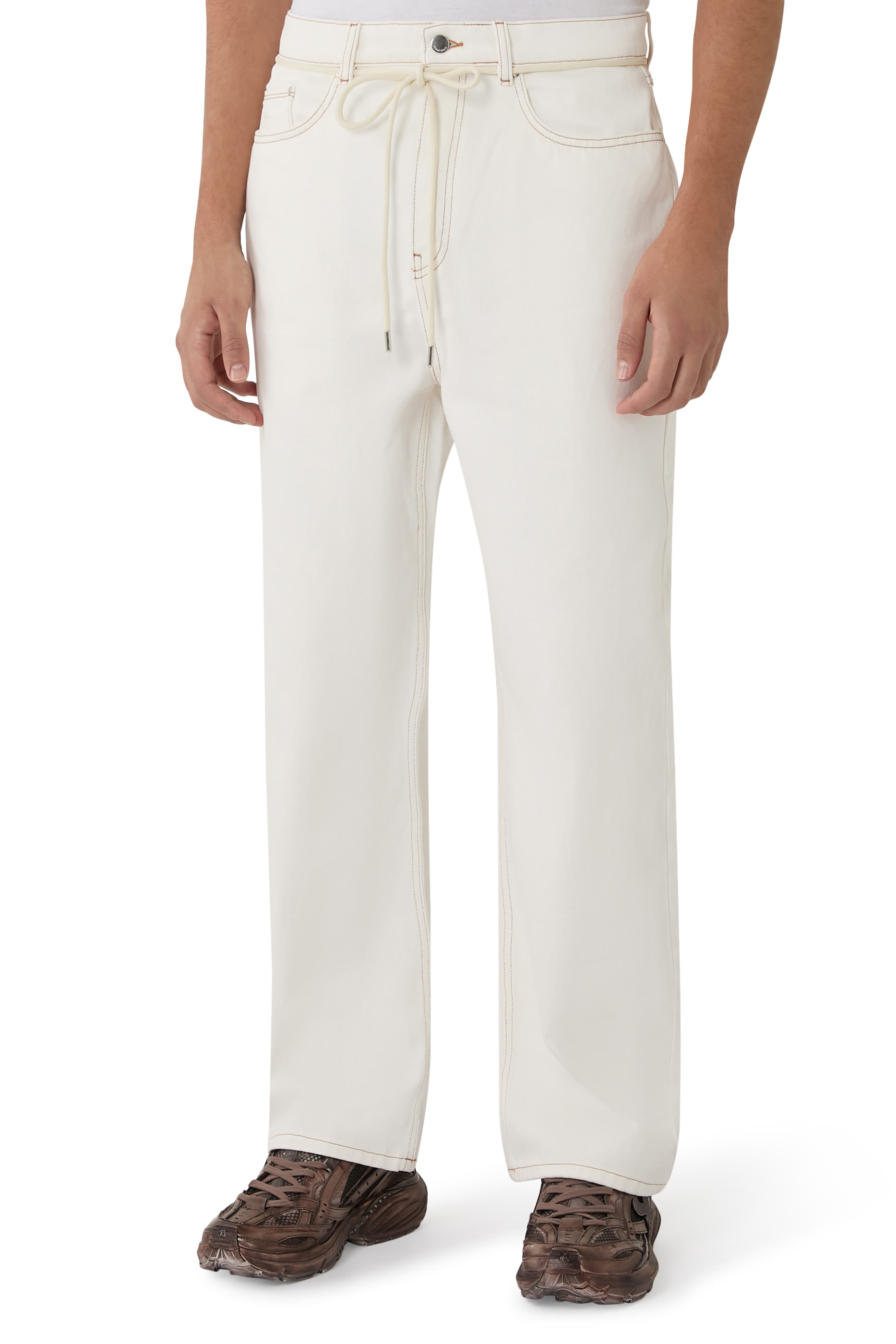 بنطال جينز بقصة مريحة دنيم