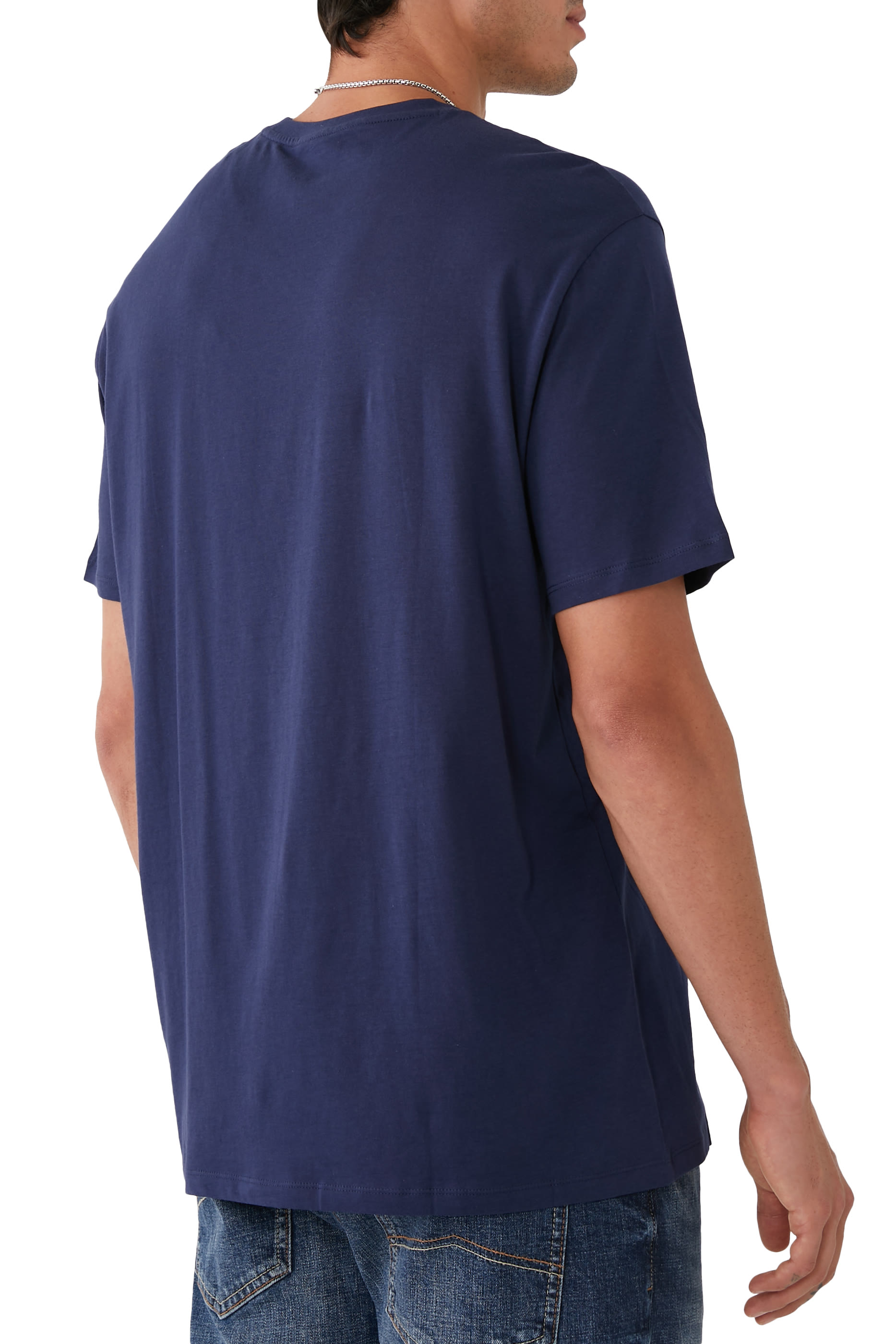 تيشيرت بطبعات فوتوغرافية قطن جرسيه