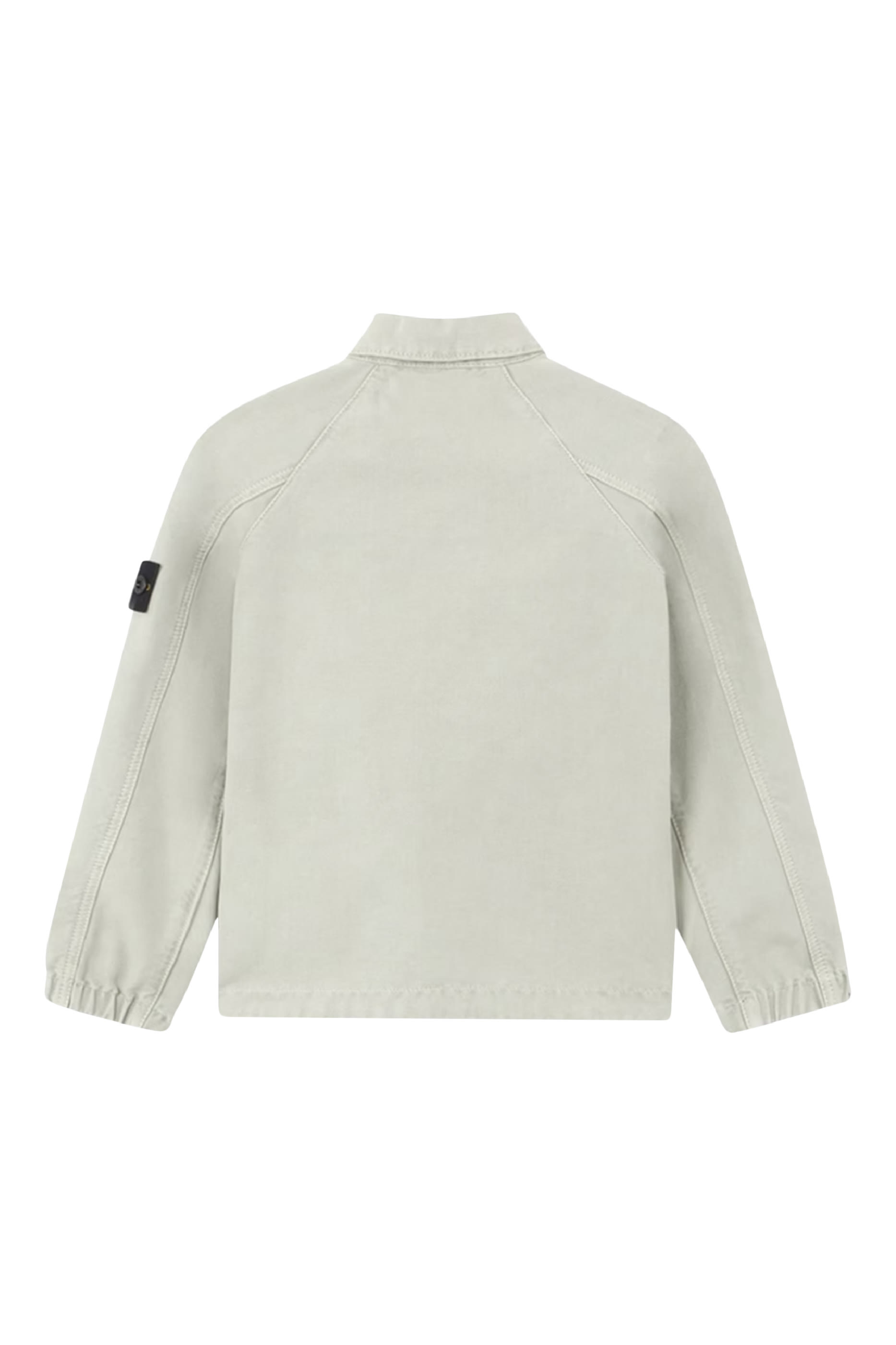 جاكيت كوتش باهت برقعة شعار الماركة للأطفال