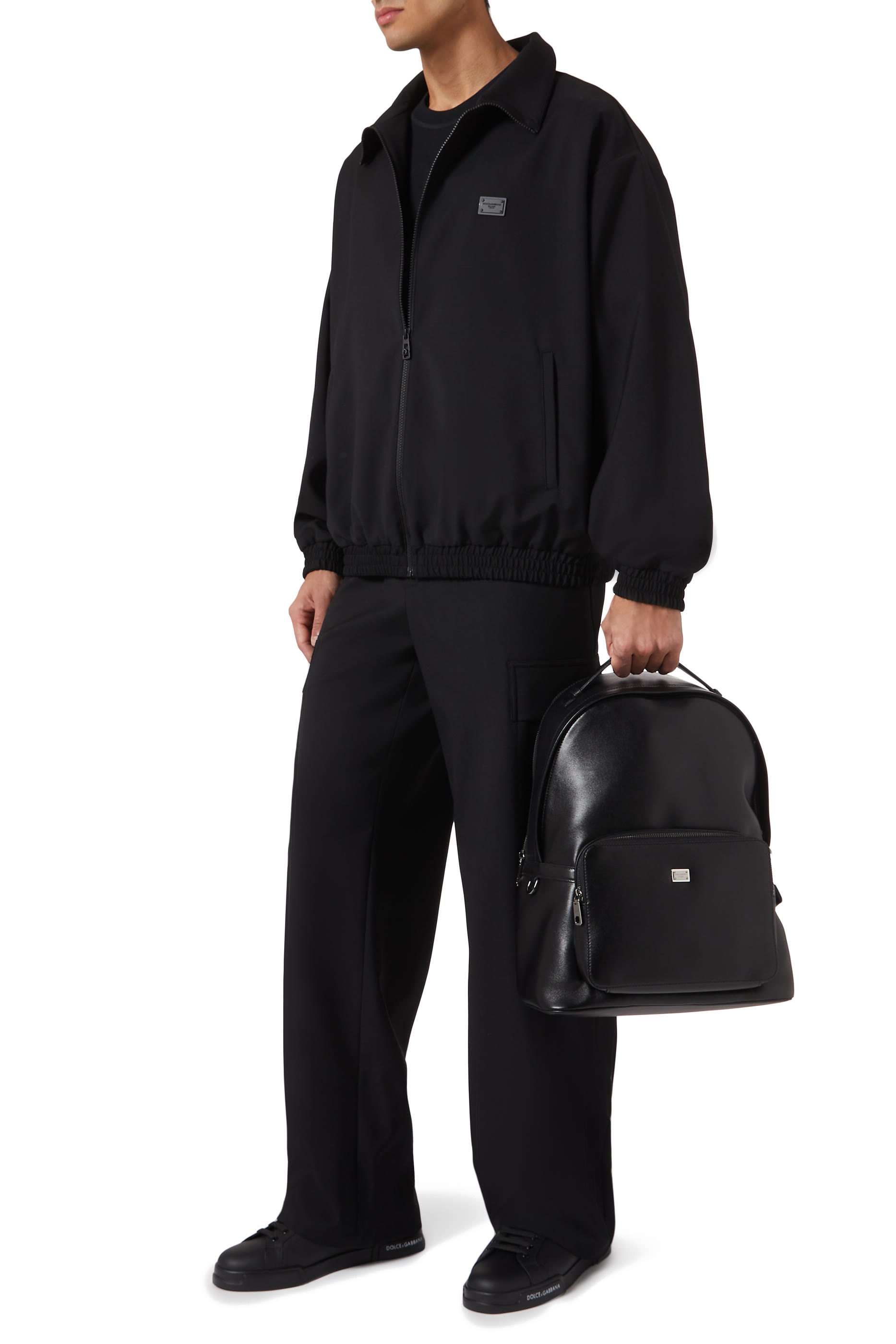 حقيبة ظهر جلد عجل