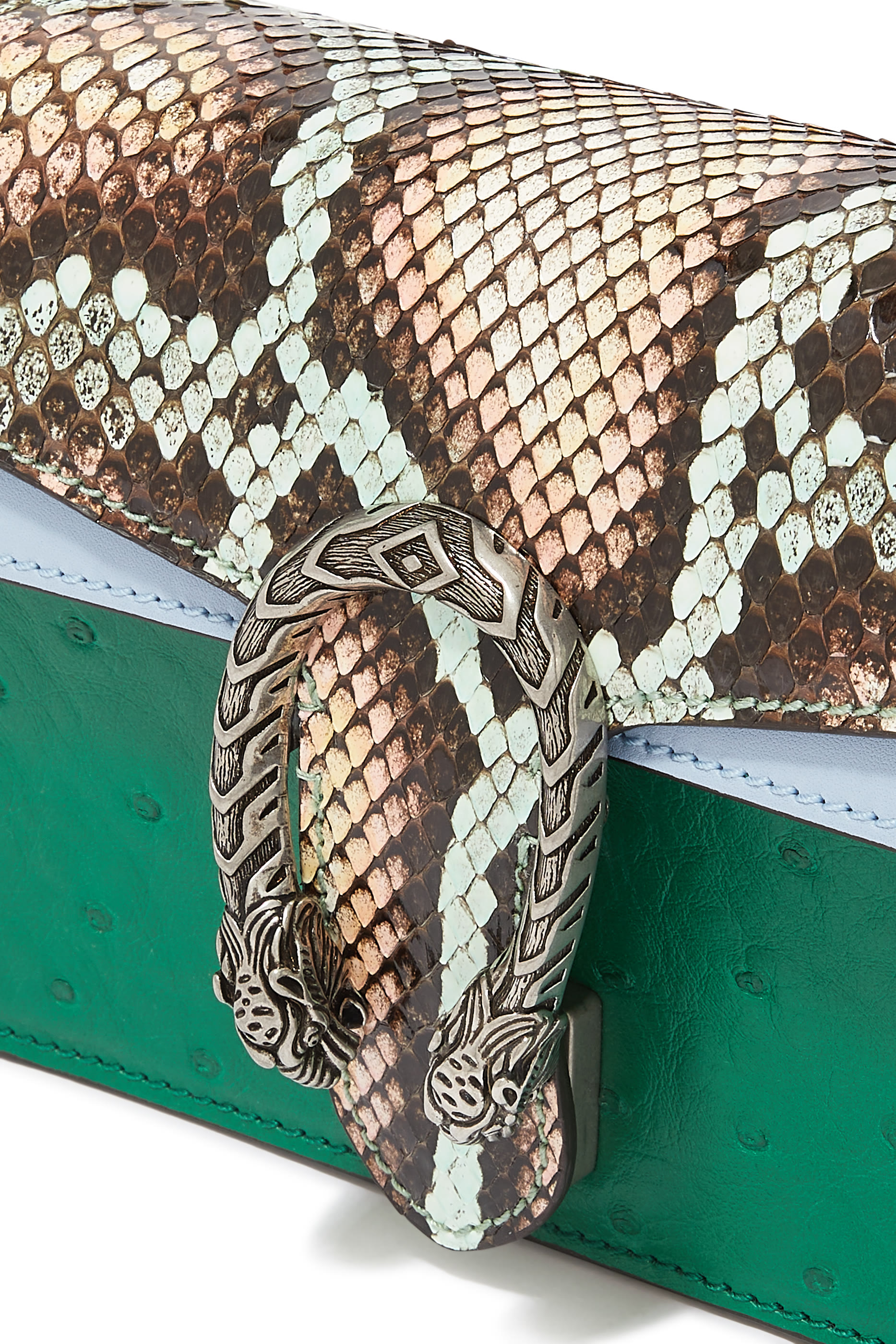 Super Mini Dionysus Ostrich Handbag