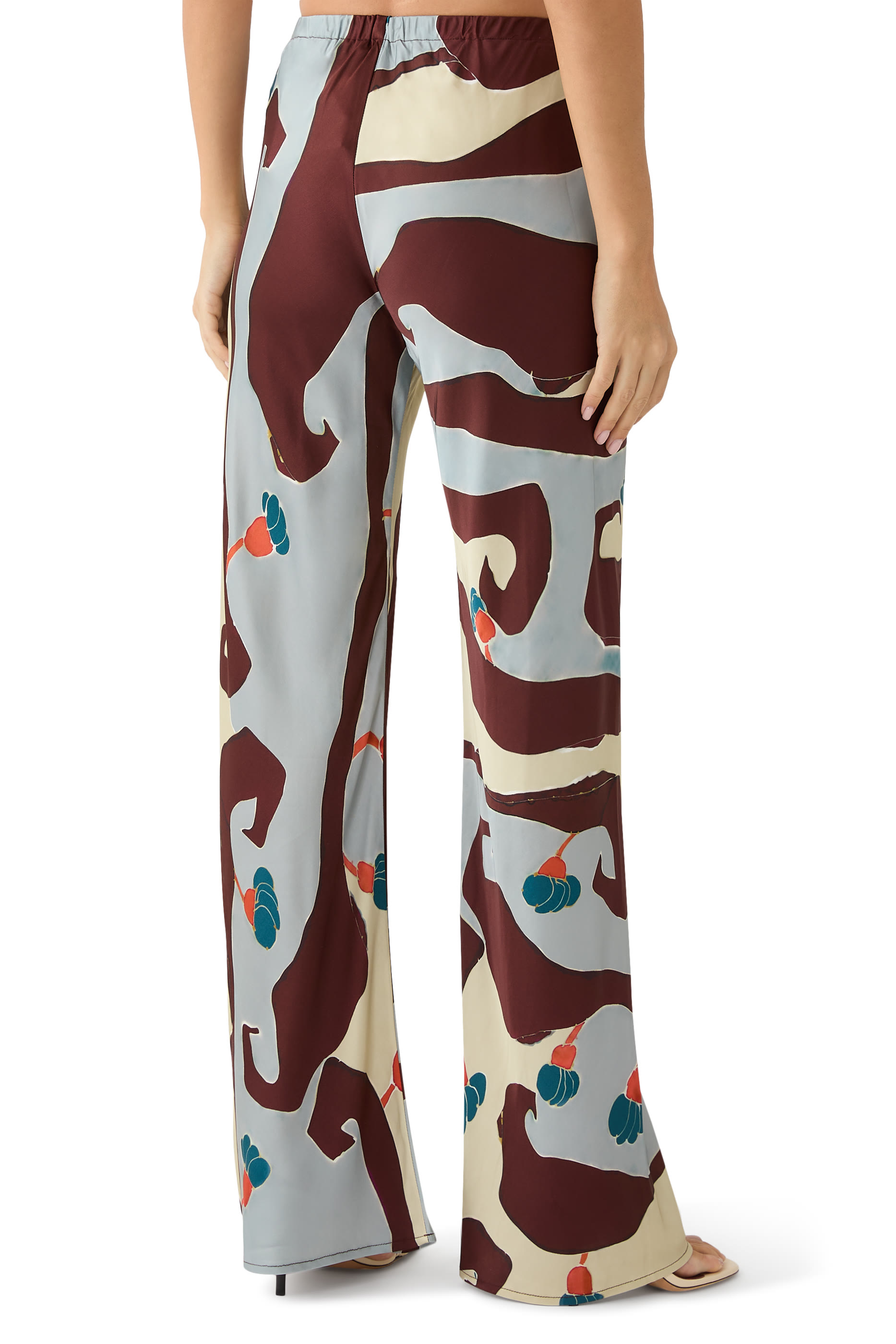 بنطال كاريس ماندراكي بنقشة زهور