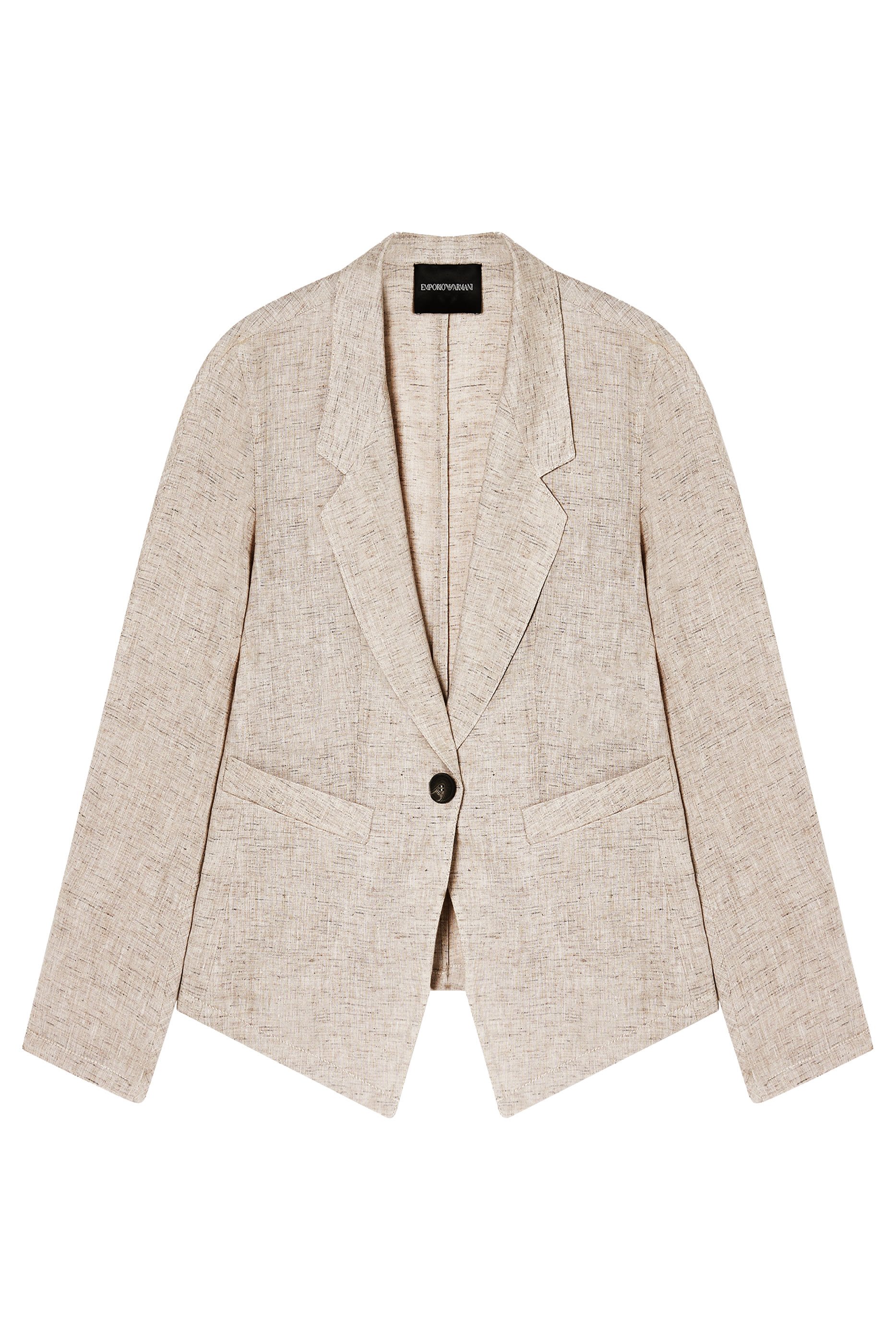 Lapel Collar Single-Breasted Blazer