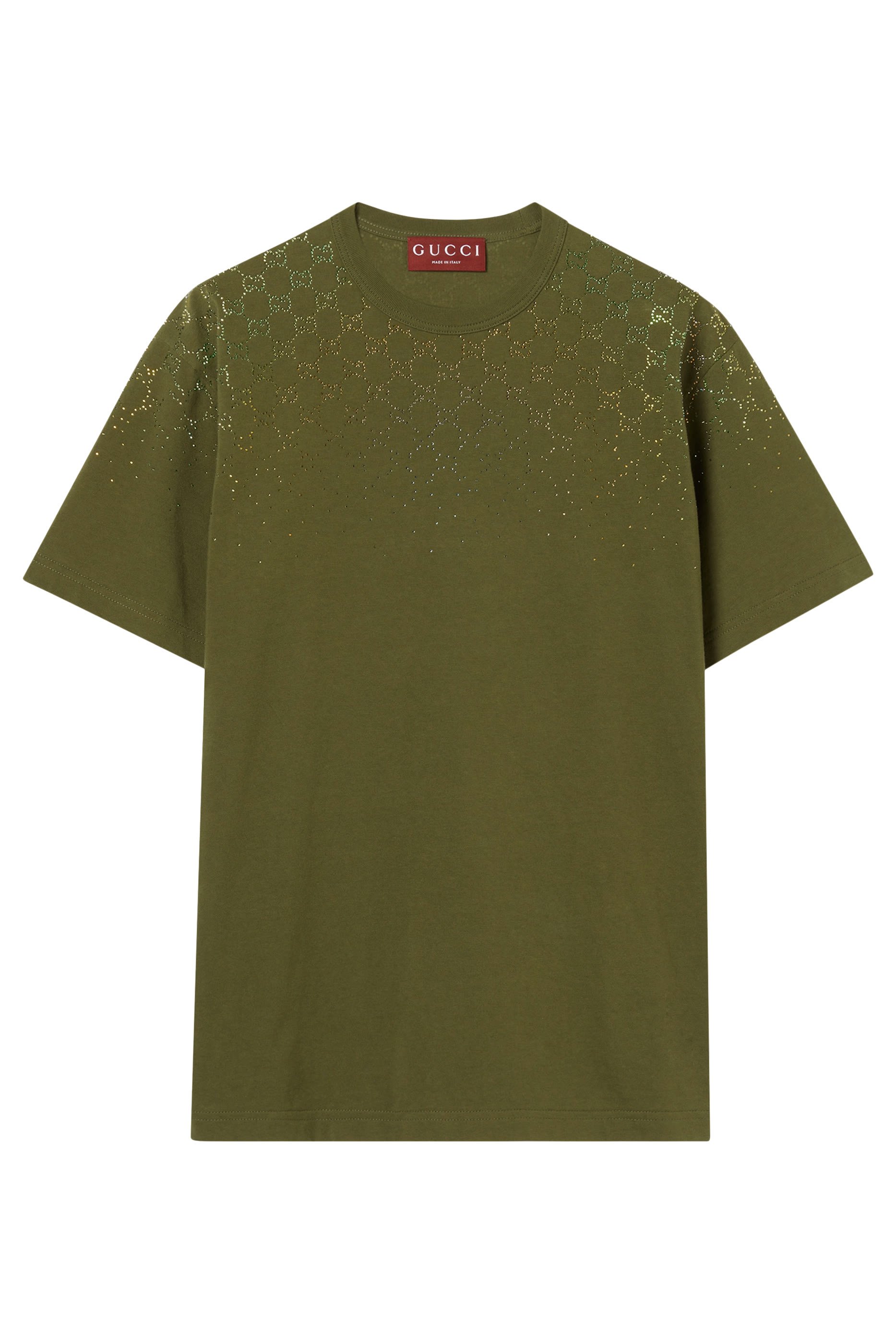 تيشيرت مرصعة بكريستال قطن جيرسيه