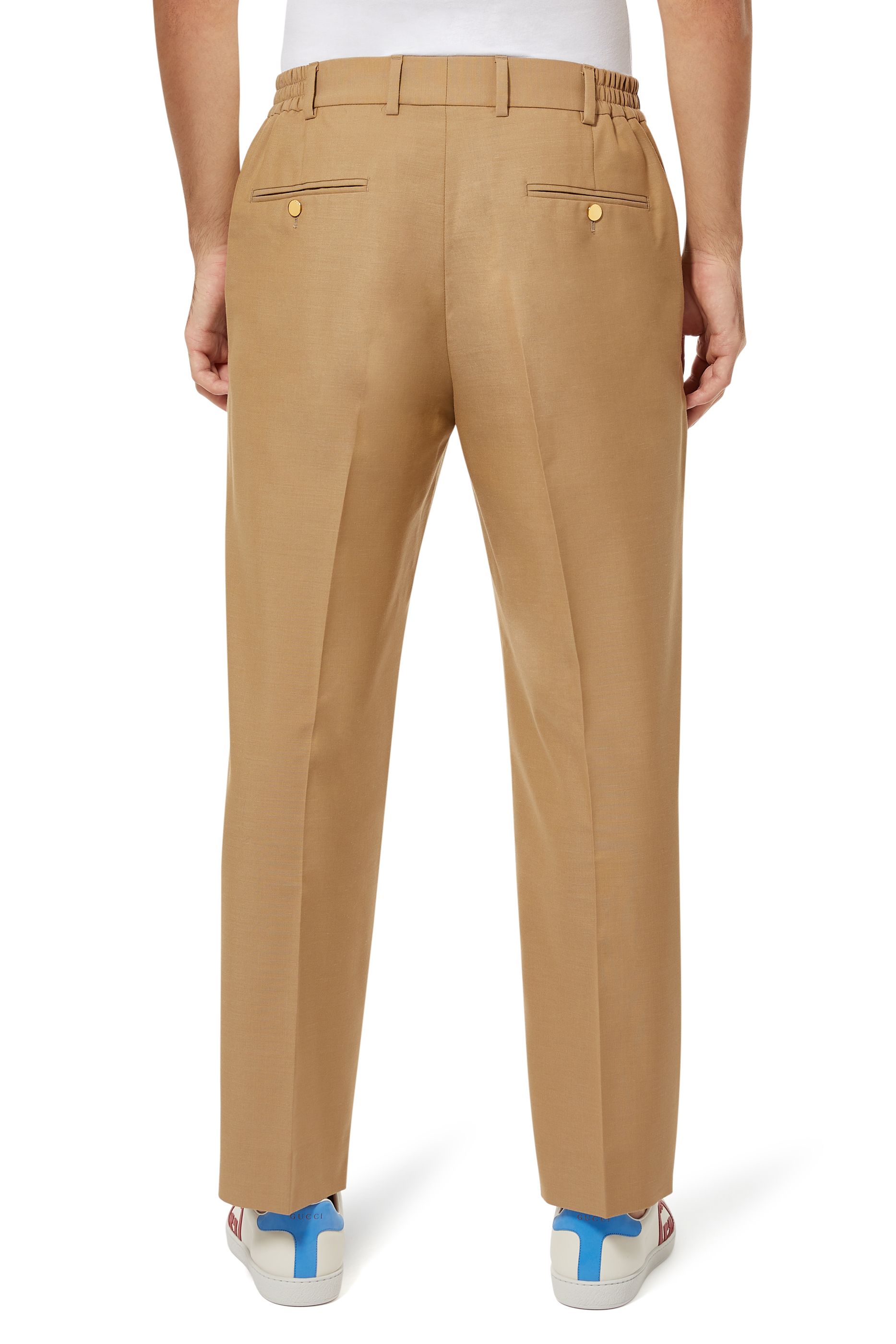 بنطال صوف وموهير