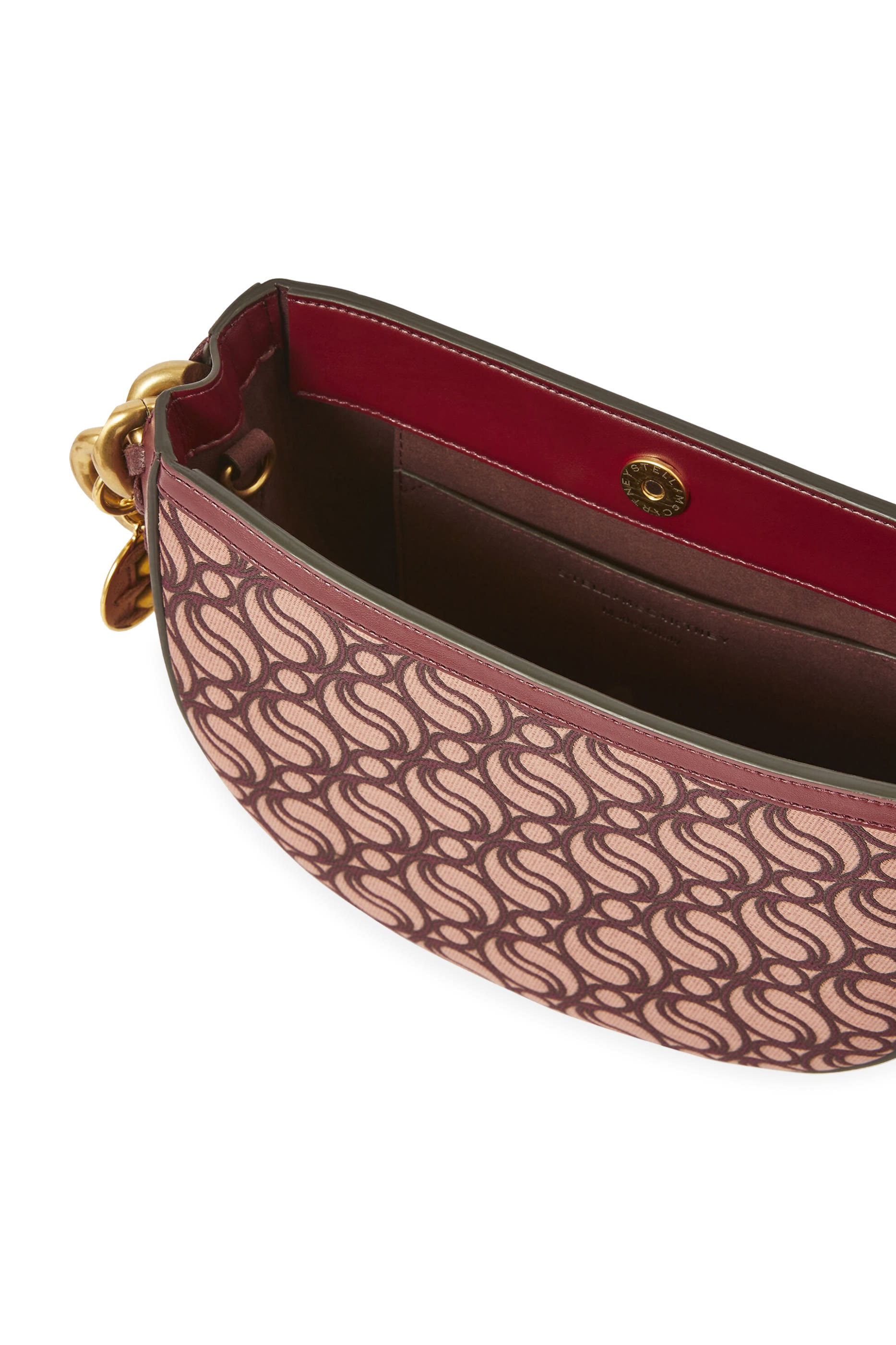 حقيبة كتف فرايم صغيرة بشعار S مموج