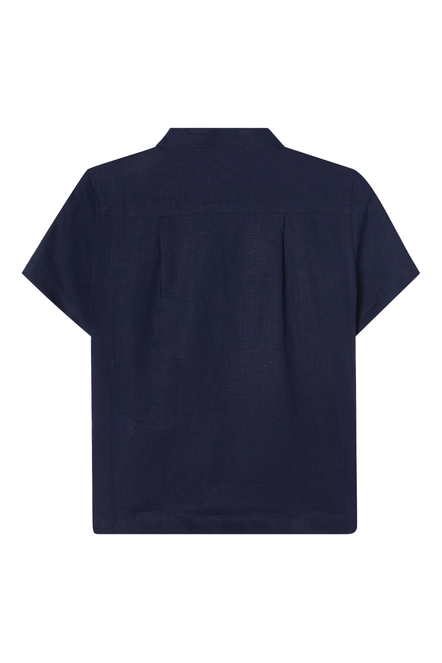 Kids Button-Up Linen Shirt