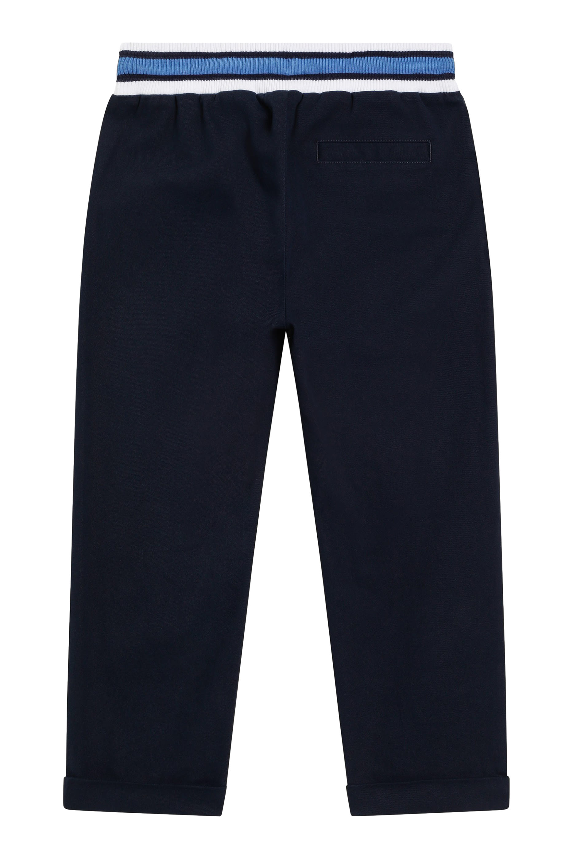 Kids Logo Cotton Gabardine Trousers