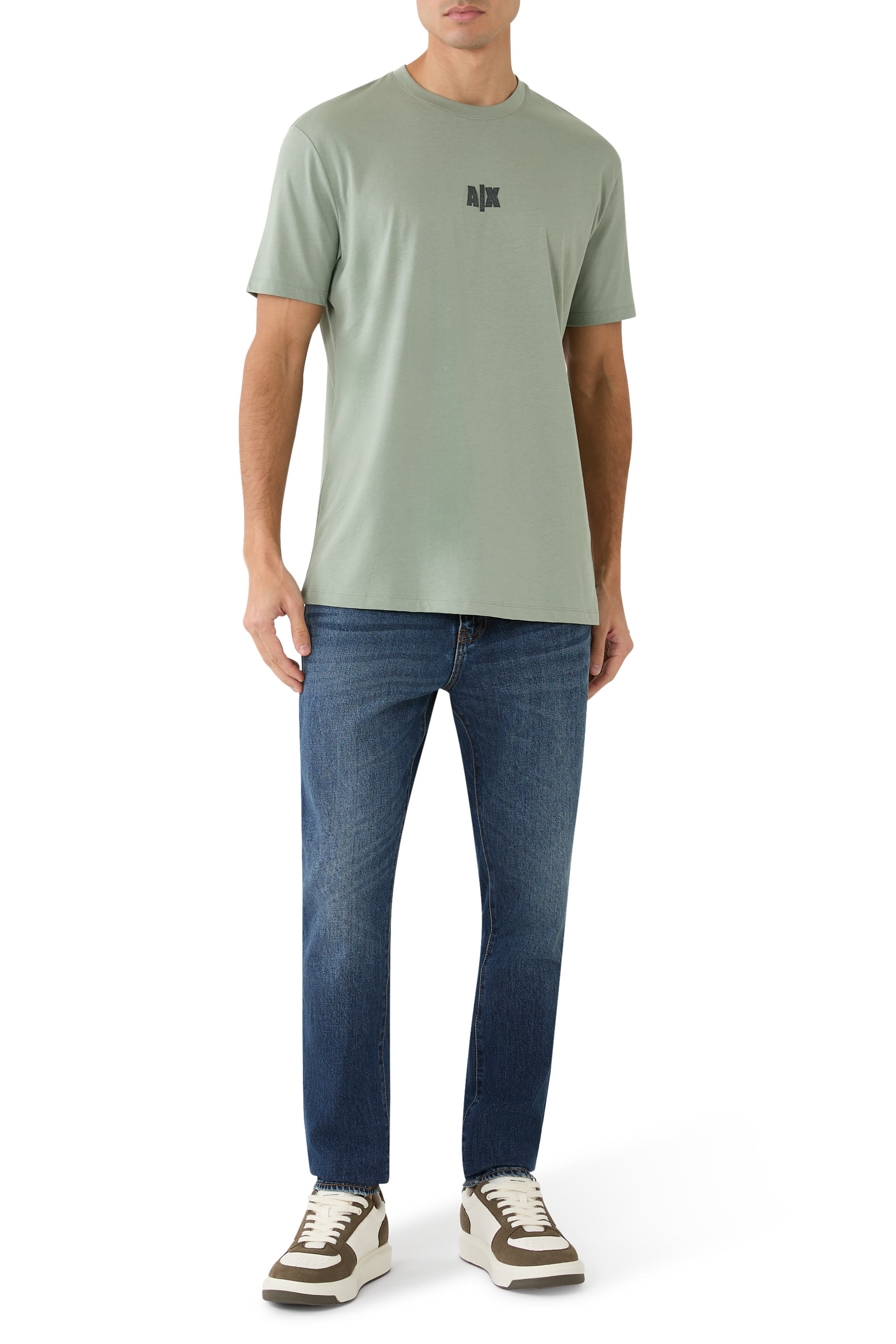 تيشيرت بشعار حرفي الماركة