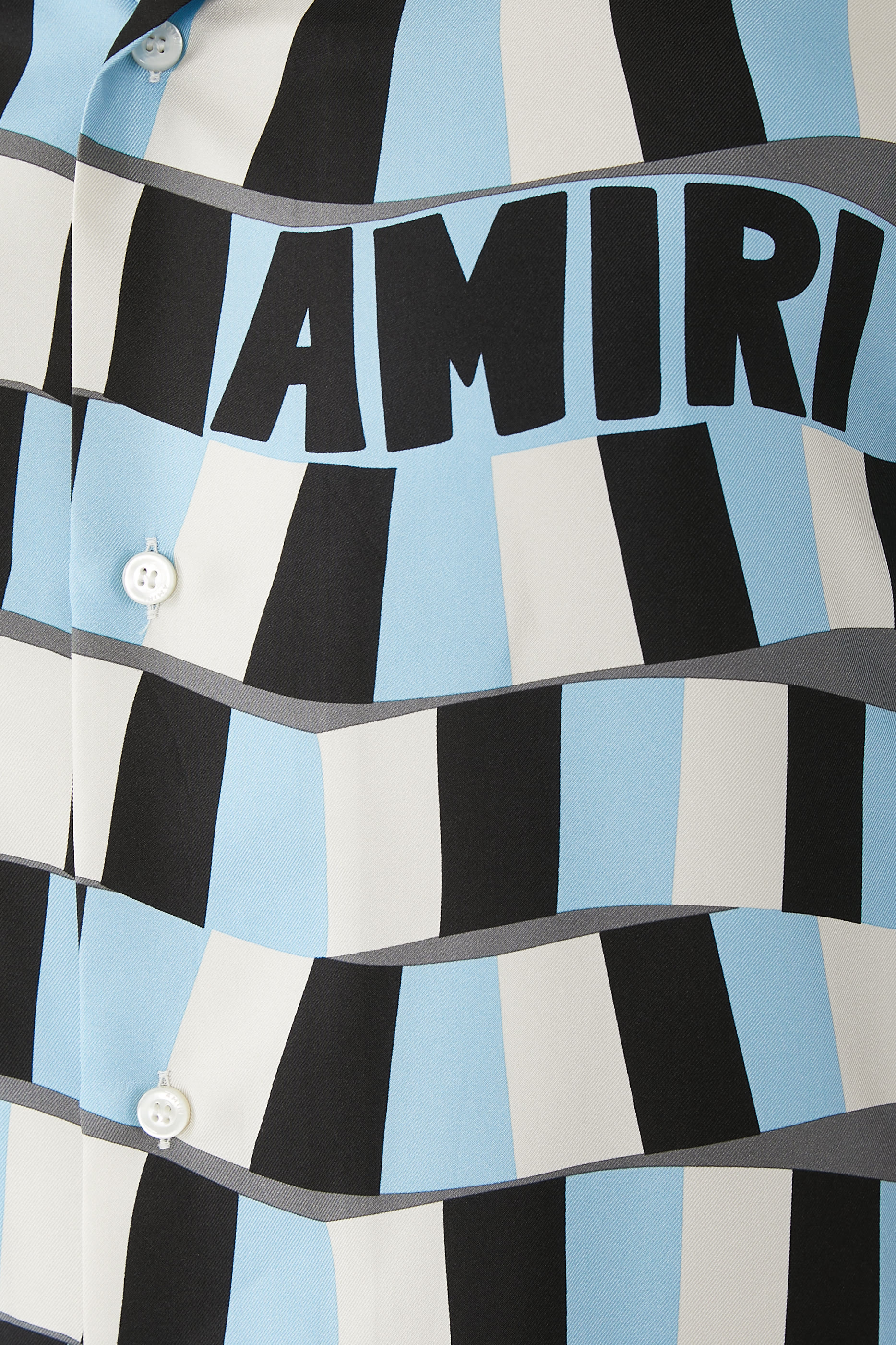 قميص بولينج بنقشة شطرنج مموجة