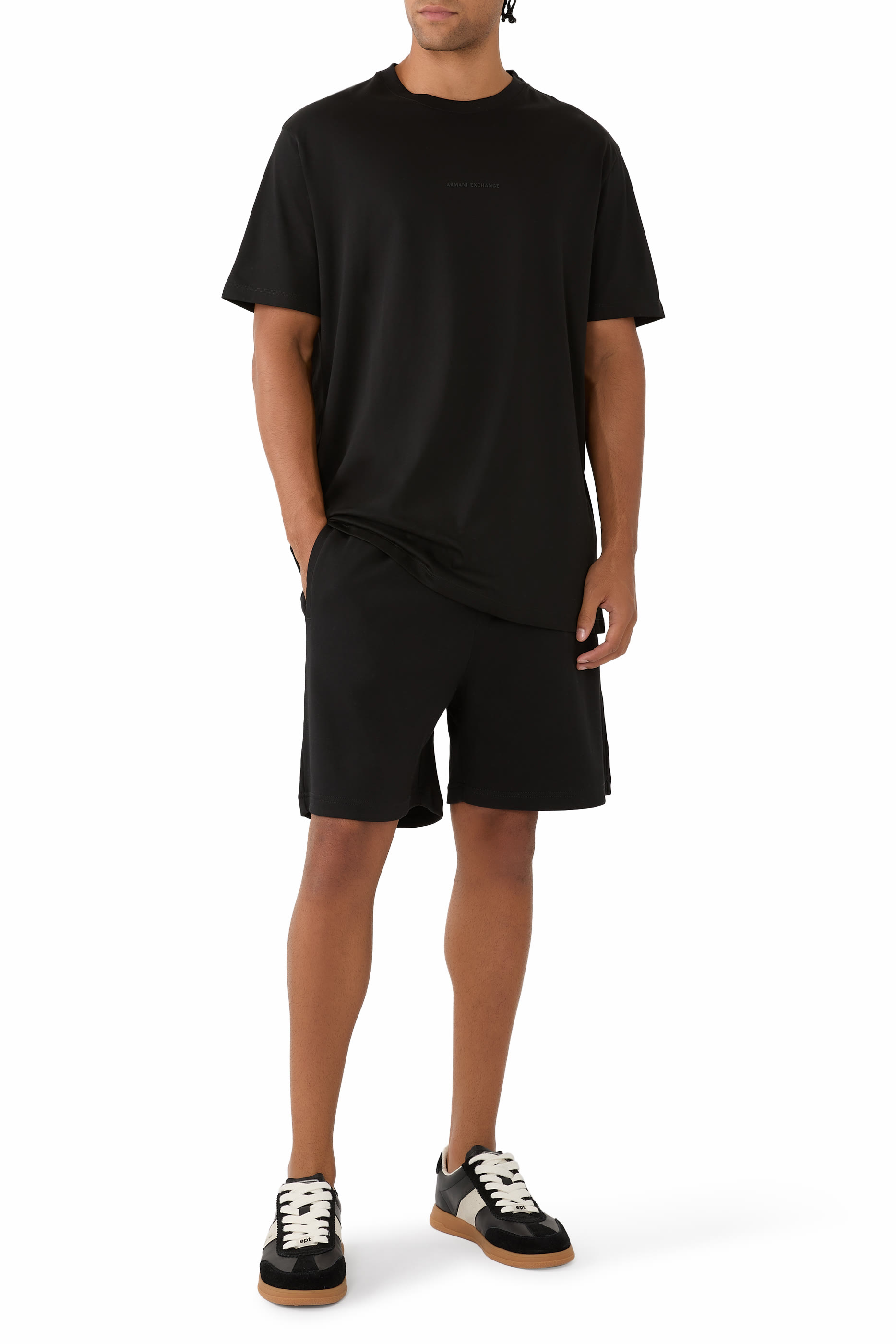 شورت برمودا قطن متداخل