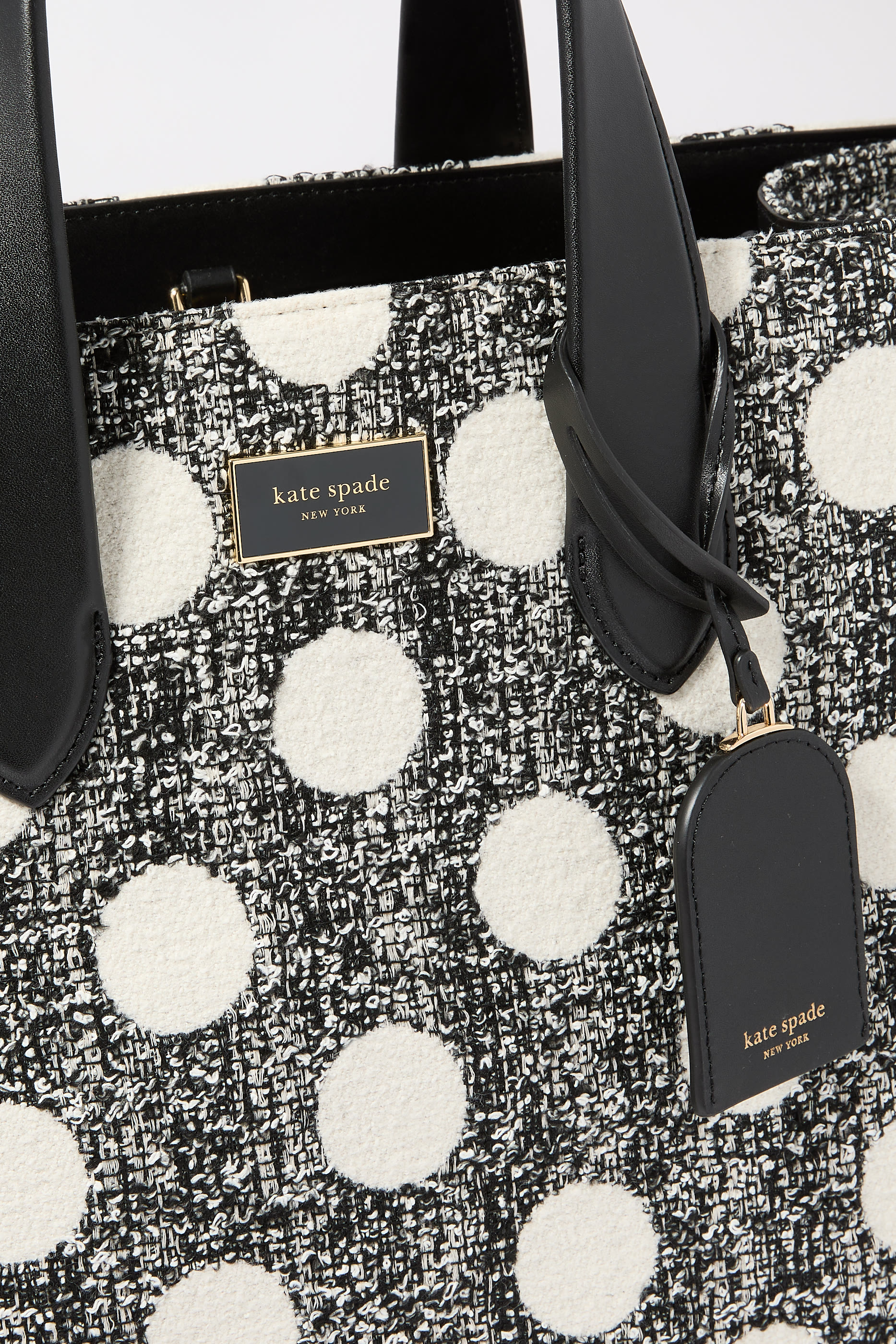 حقيبة يد مانهاتن كبيرة منقطة