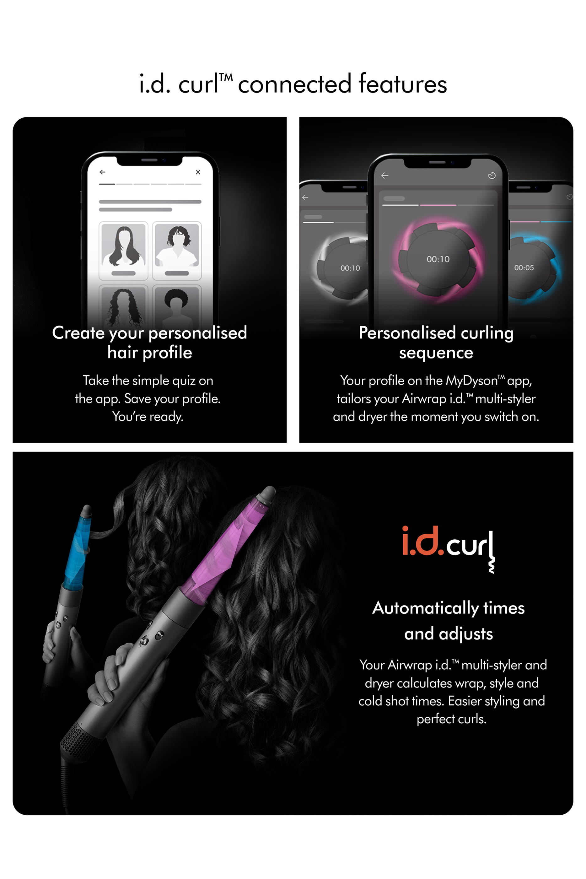 مصفف ومجفف الشعر اير راب آي دي متعدد الوظائف للشعر المستقيم والمموج