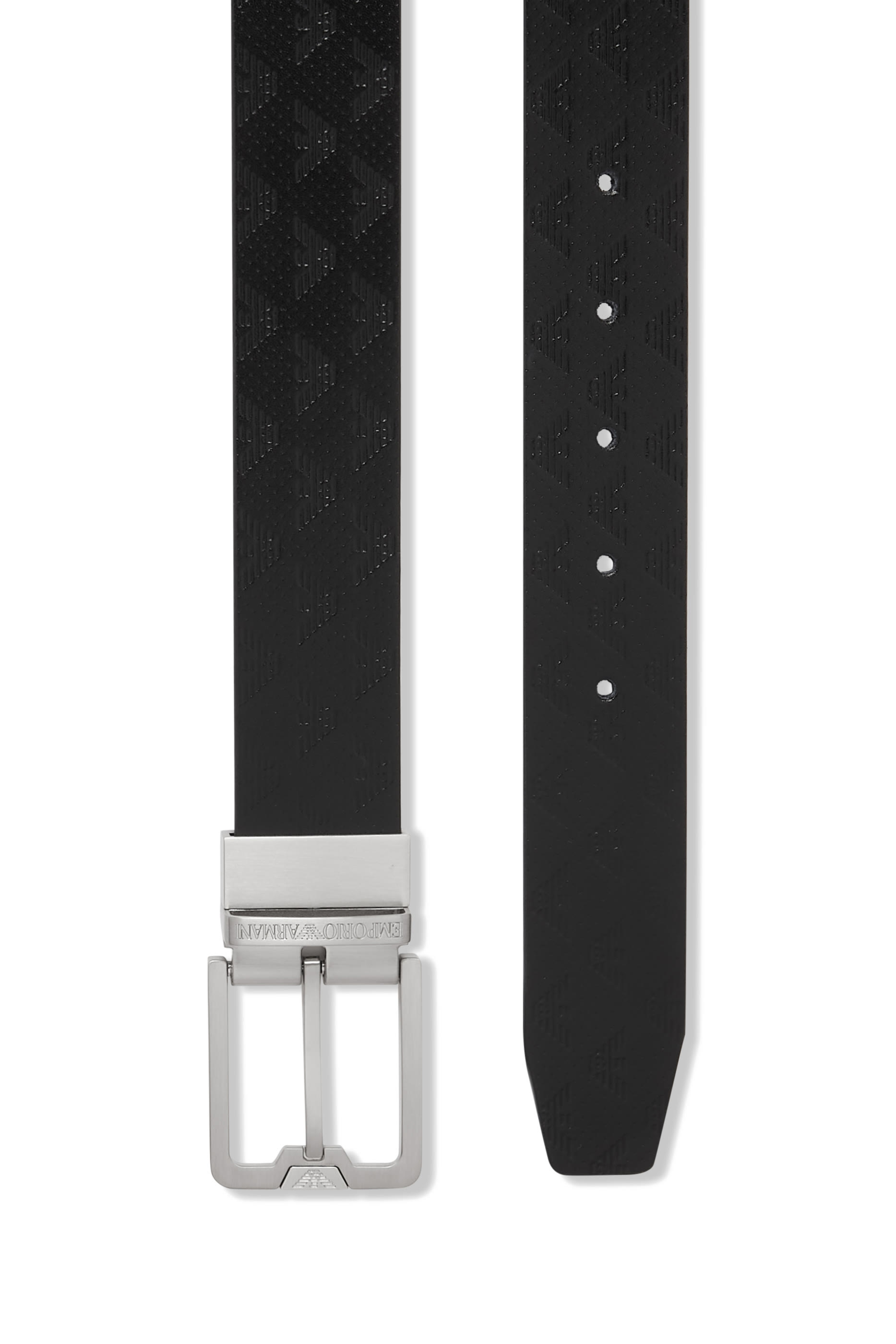 حزام جلد بشعار الماركة