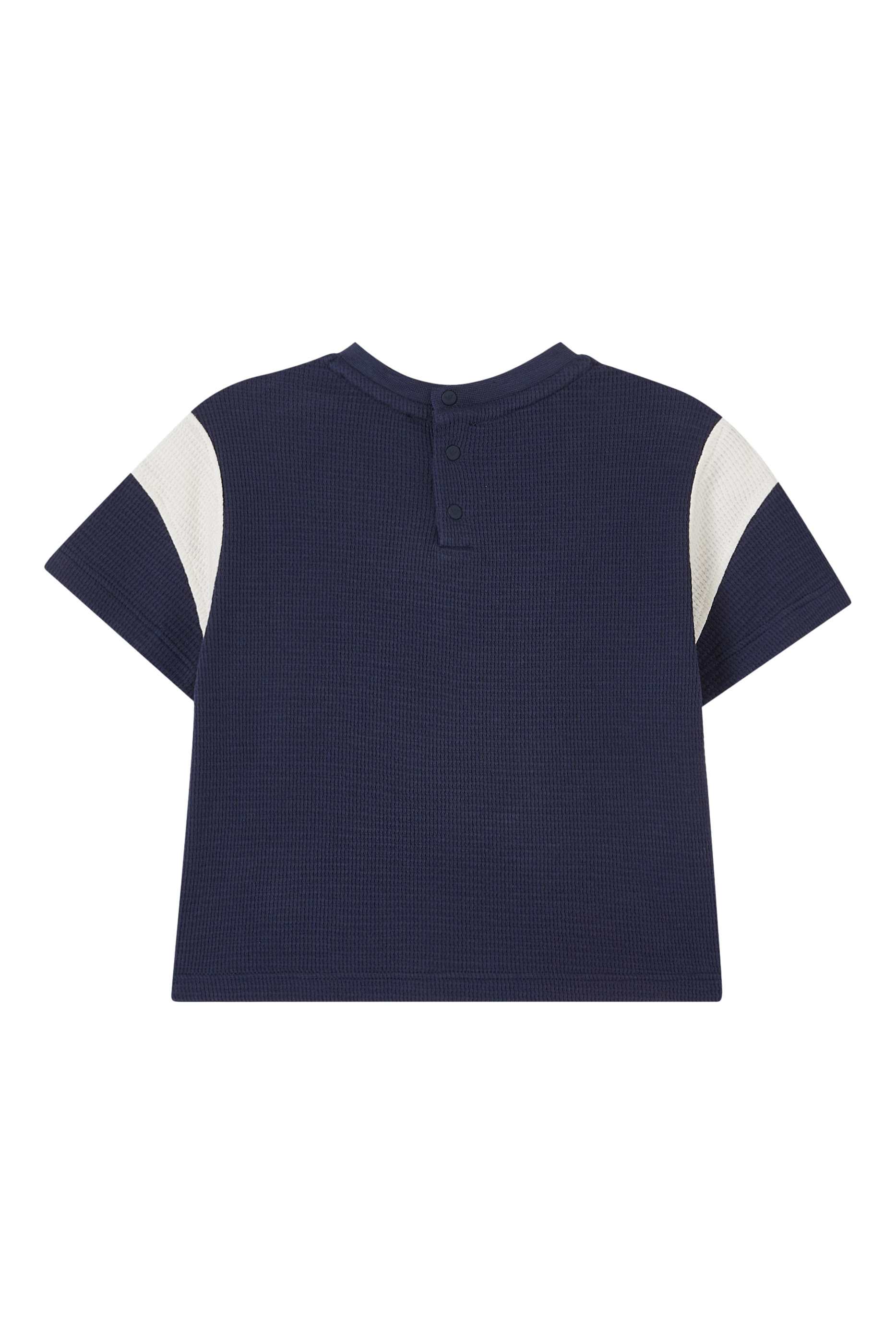 تيشيرت بتطريز شعار الماركة للاطفال