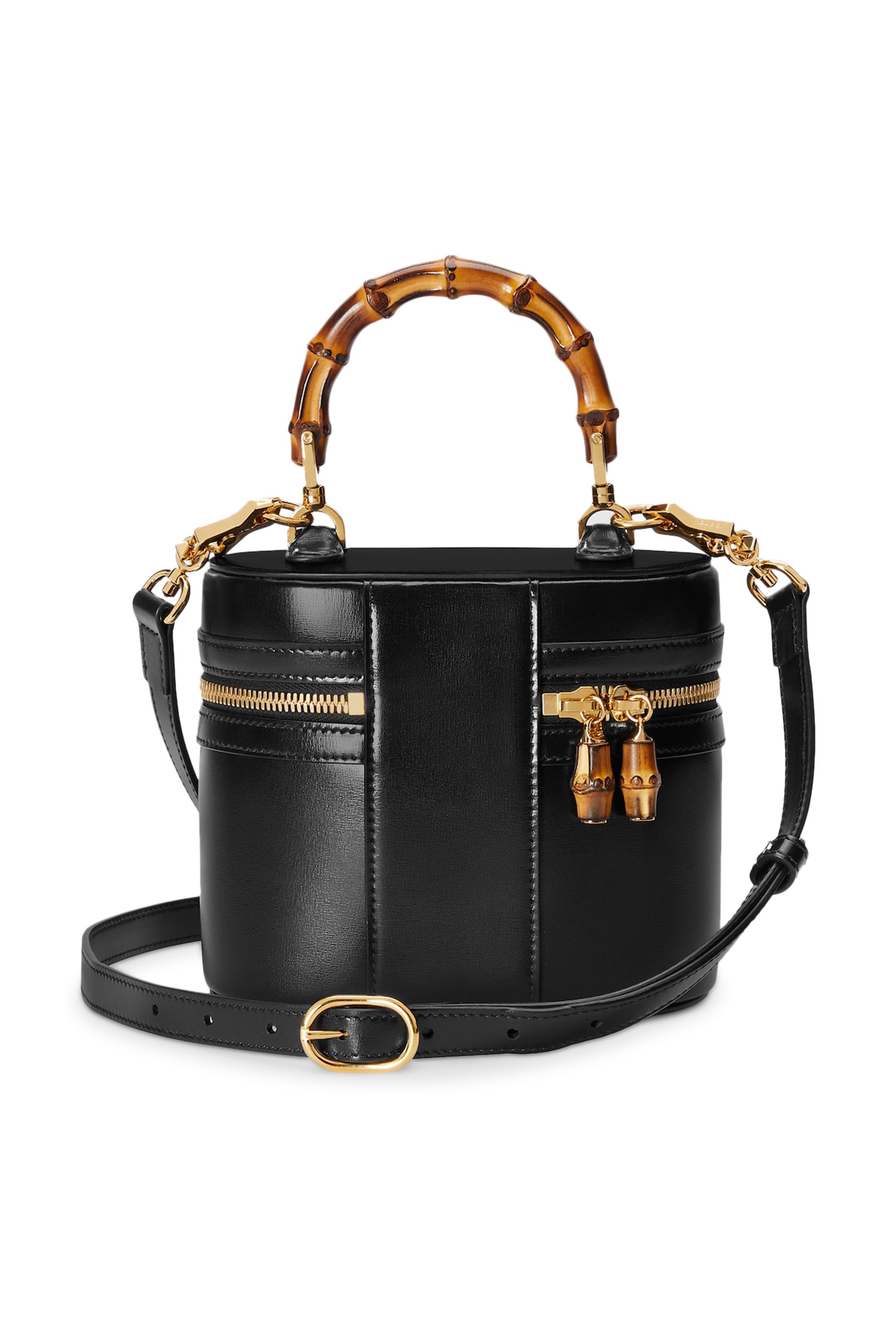 حقيبة كتف بامبو صغيرة