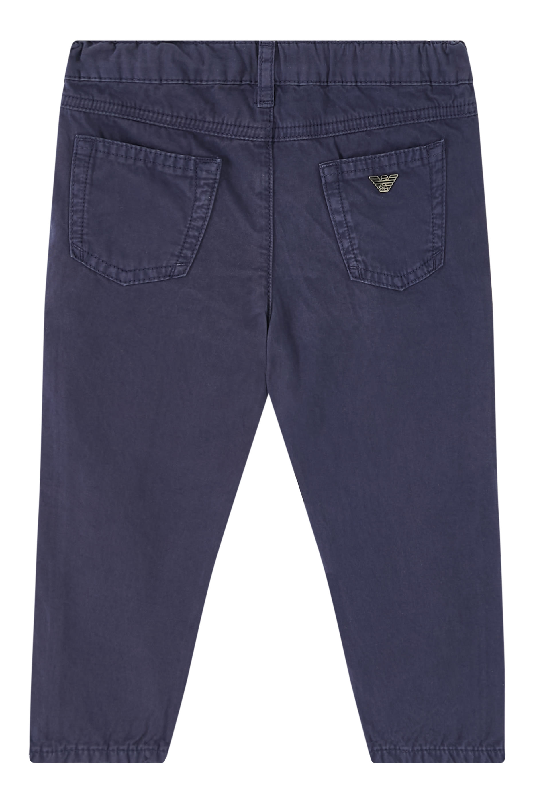 بنطال بجيوب كبيرة وحلية بشعار الماركة للأطفال