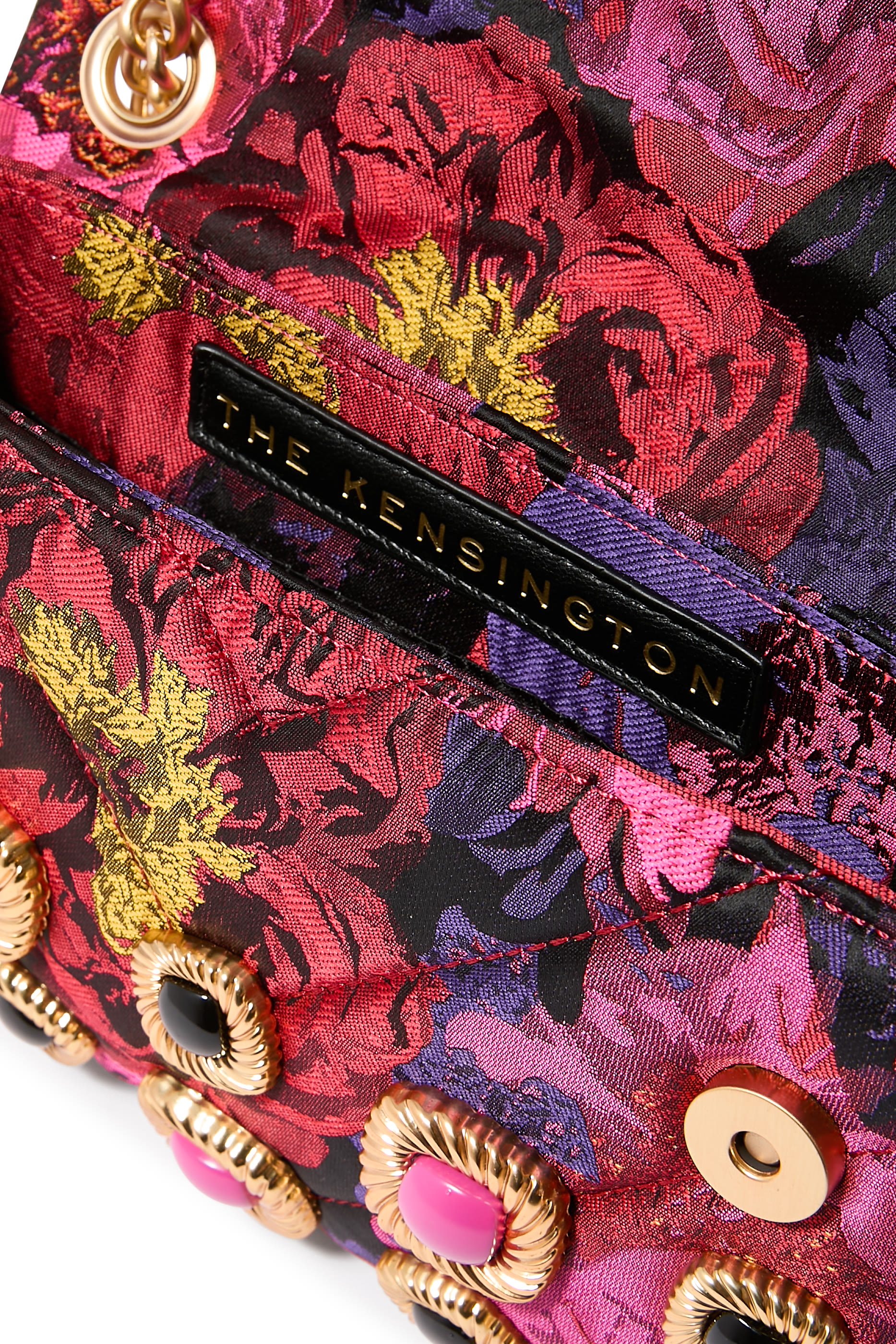 حقيبة كنسينغتون صغيرة بأحجار